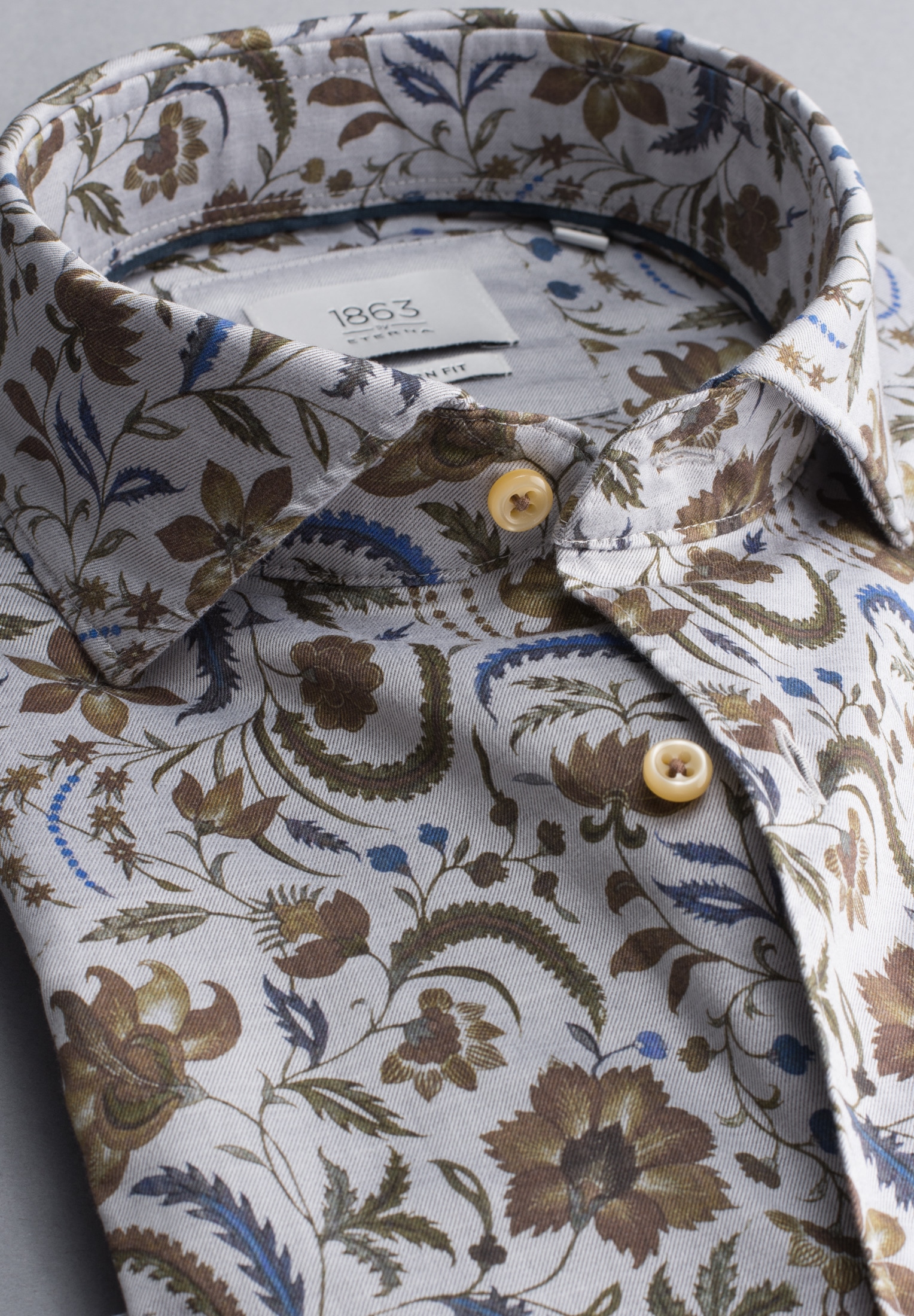 Eterna Langarmhemd »MODERN FIT« EASY IRON (bügelleicht)