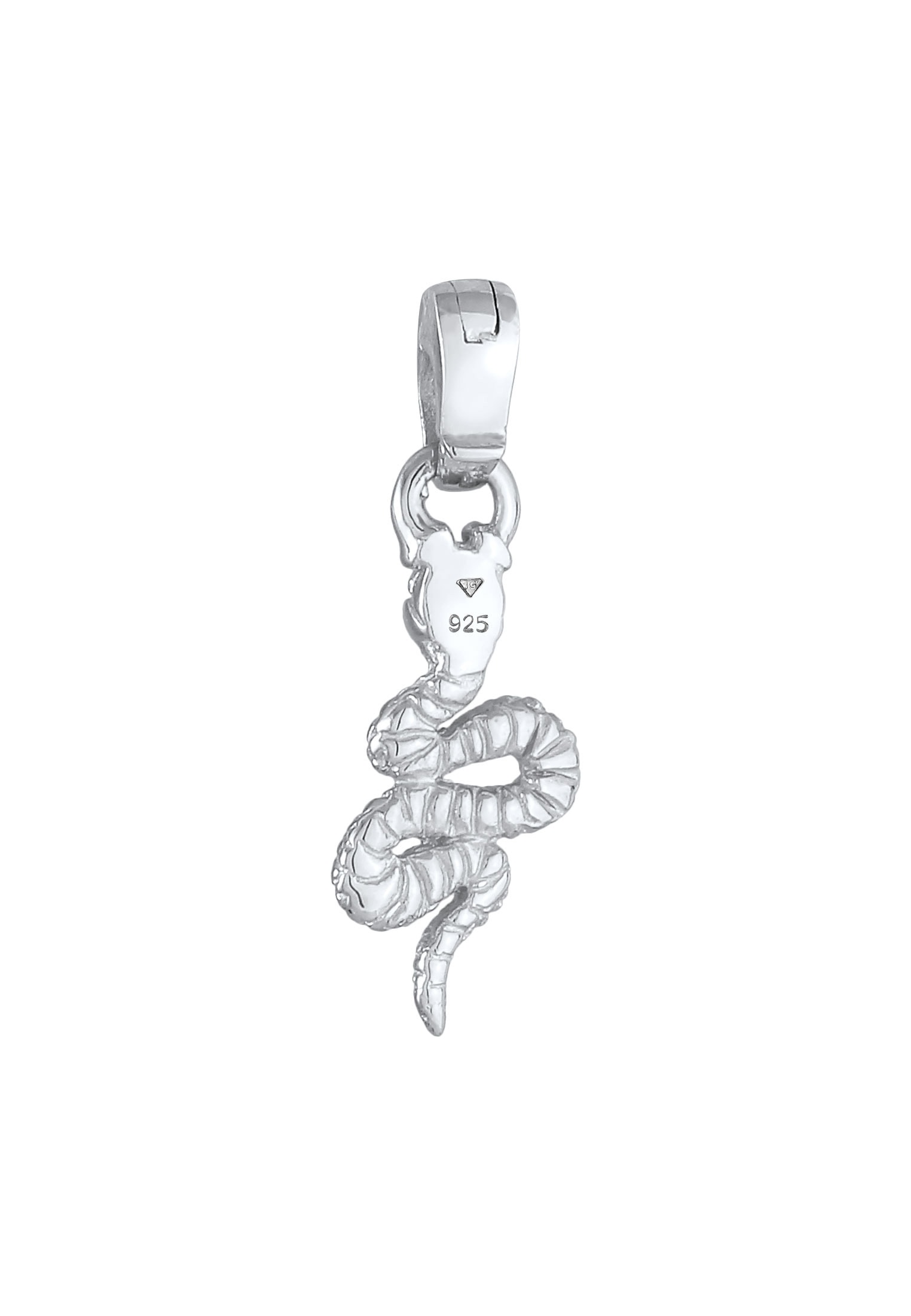 Elli Medallionanhänger »Anhänger Schlange Snake 925 Silber«