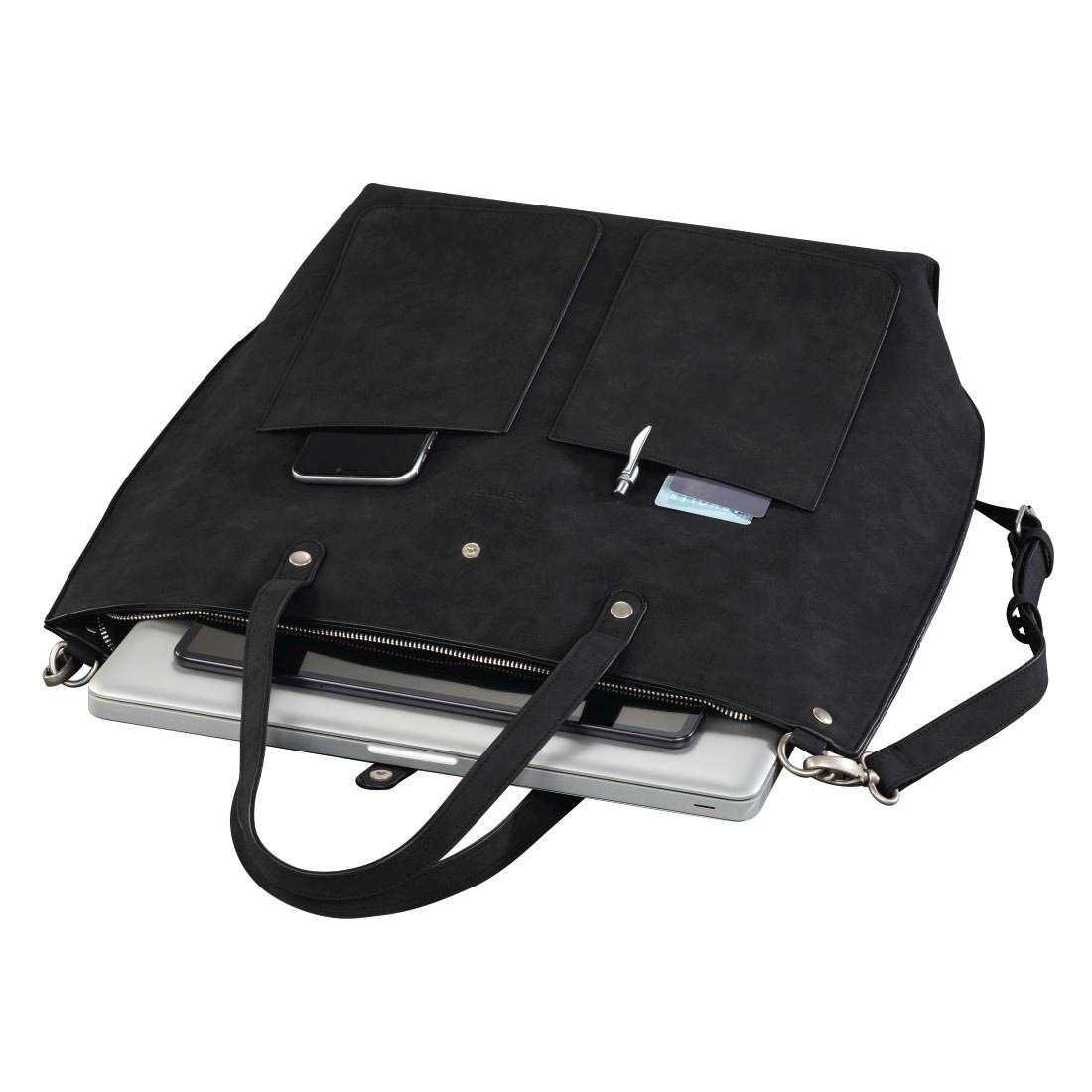 Hama Laptoptasche »Laptop Tasche "Classy", Shopper, von 34 - 36 cm (13,3"-14,1"), Schwarz«