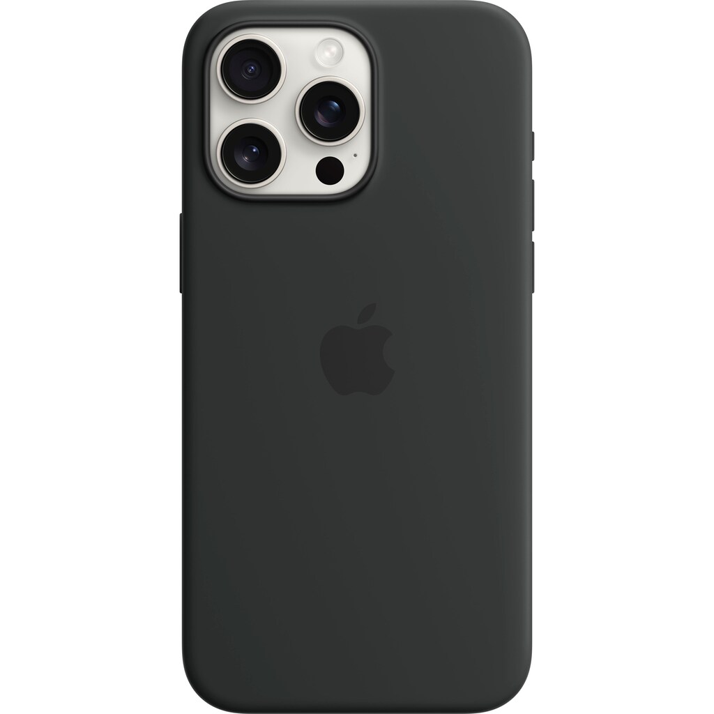 Apple Smartphone-Hülle »iPhone 15 Pro Max Silikon mit MagSafe«, Apple iPhone 15 Pro Max, 17 cm (6,7 Zoll)