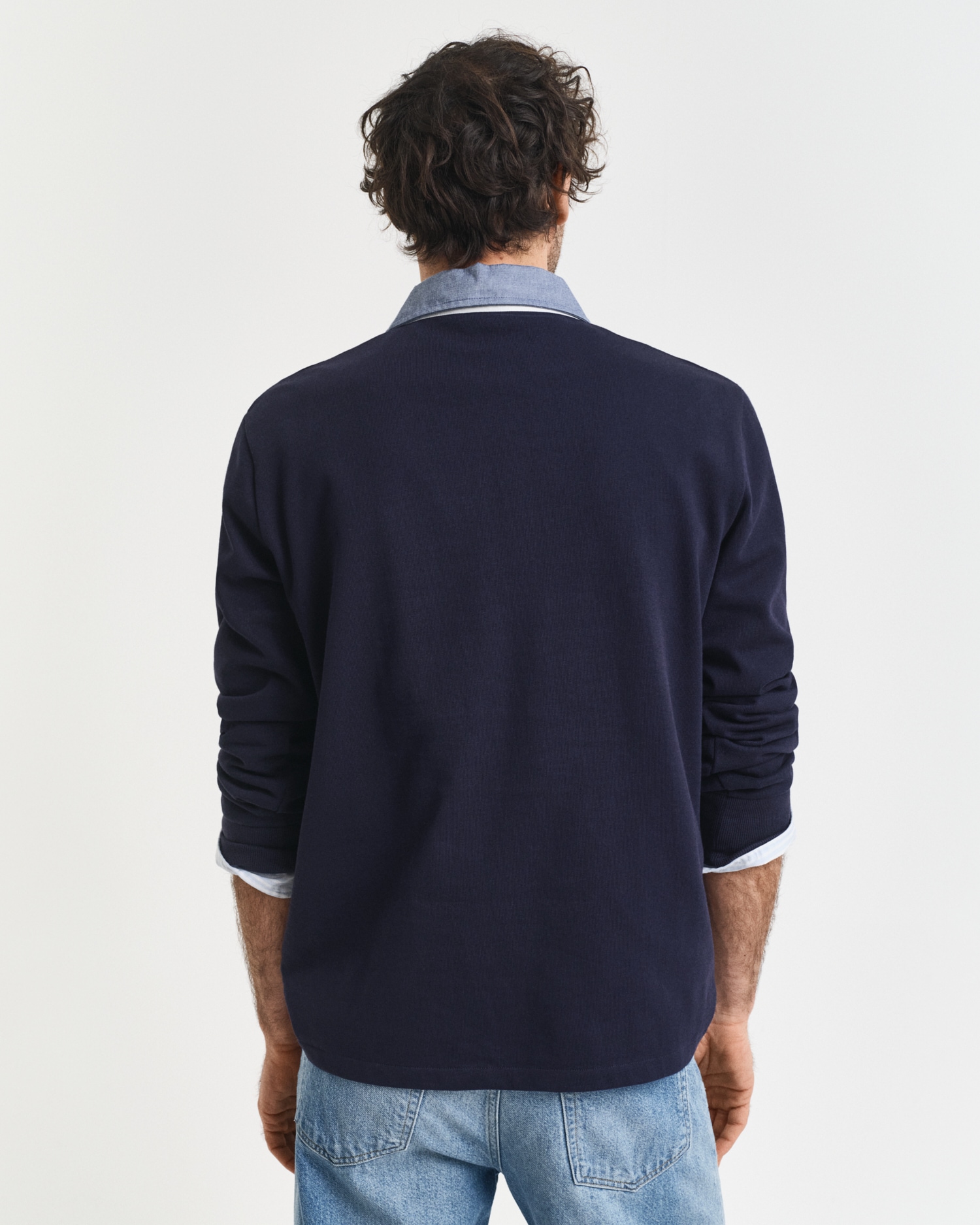 Gant Langarm-Poloshirt »REG CHAMBRAY HEAVY RUGGER«