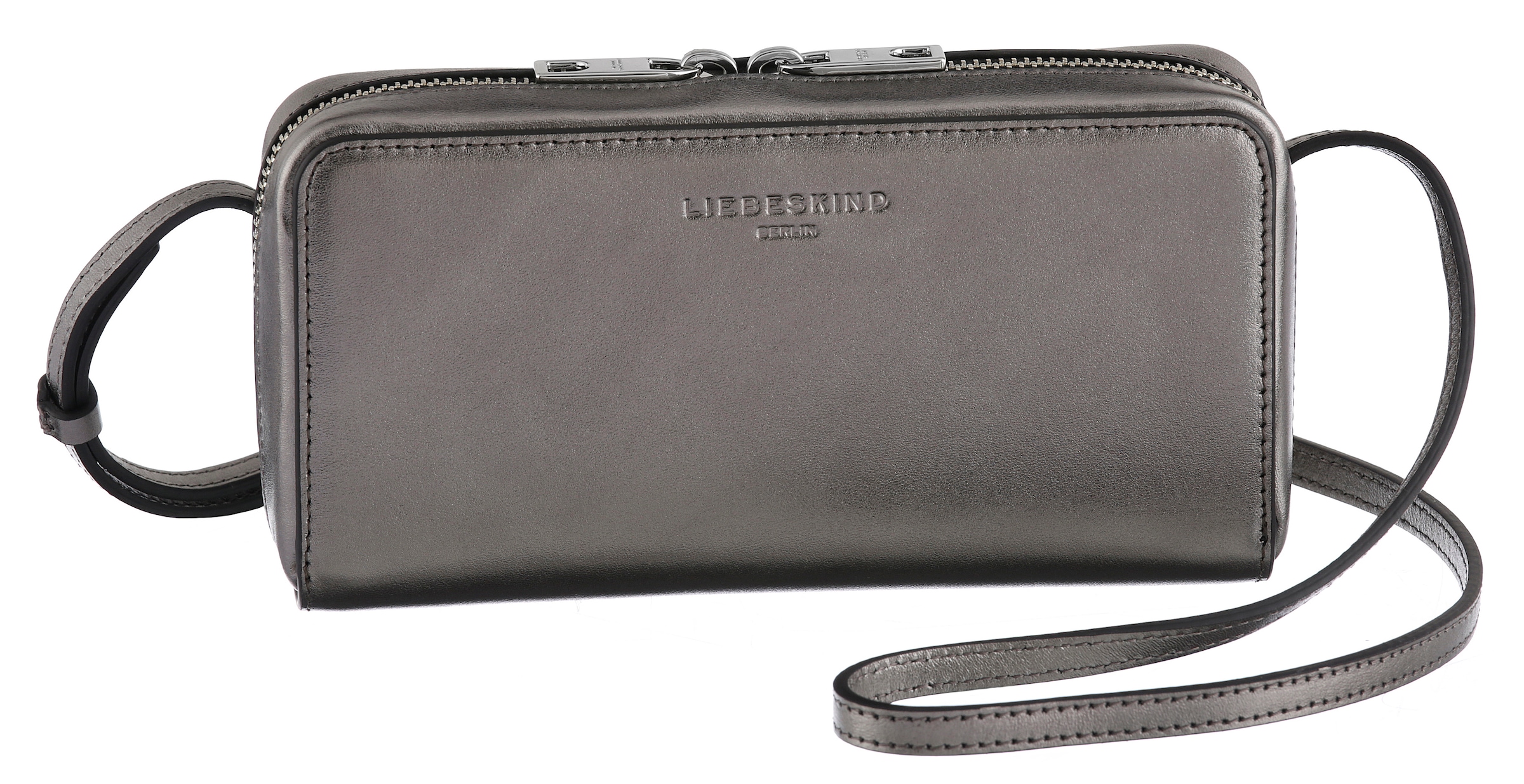 Liebeskind Berlin Mini Bag »crossbody XS LOU 2 SILVER STONE«, Umhängetasche Schultertasche Handtasche Damen