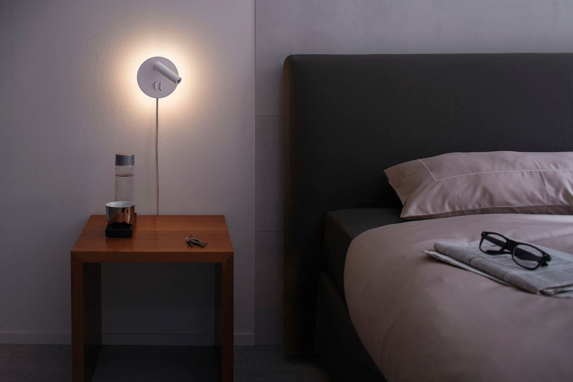 Paulmann LED Wandleuchte »Tabari 4 W/ 1,4 W Weiß/Chrom, Metall«, 1 flammig, Tabari 4 W/ 1,4 W Weiß/Chrom, Metall