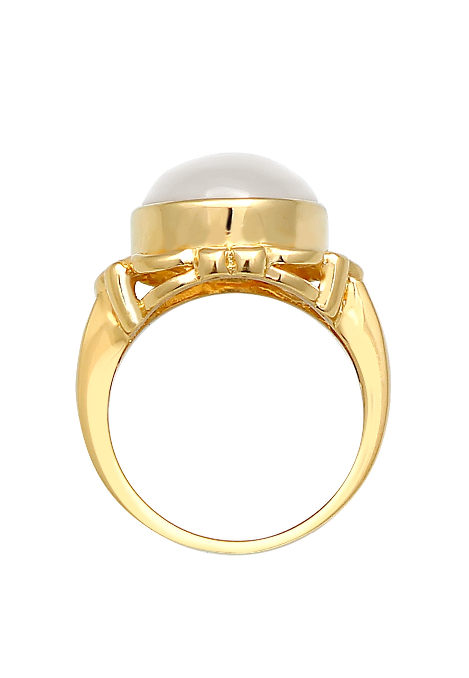 Elli Premium Silberring »Ring Mondstein Vintage Ornament Edelstein 925 Silber«
