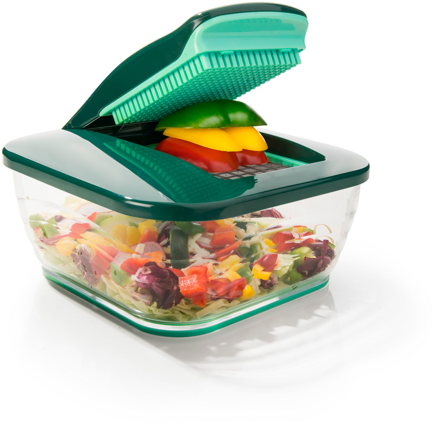 Genius Zerkleinerer »Nicer Dicer Chef inkl. Knoblauch-Schneider G5, Set 10-tlg.«, ermöglichen eine Arbeitserleichterung durch kinderleichte Anwendung