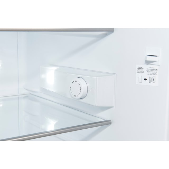 exquisit Kühlschrank »KS16-V-H-010D«, KS16-V-H-010D inoxlook, 85,5 cm hoch, 56  cm breit online bestellen | UNIVERSAL