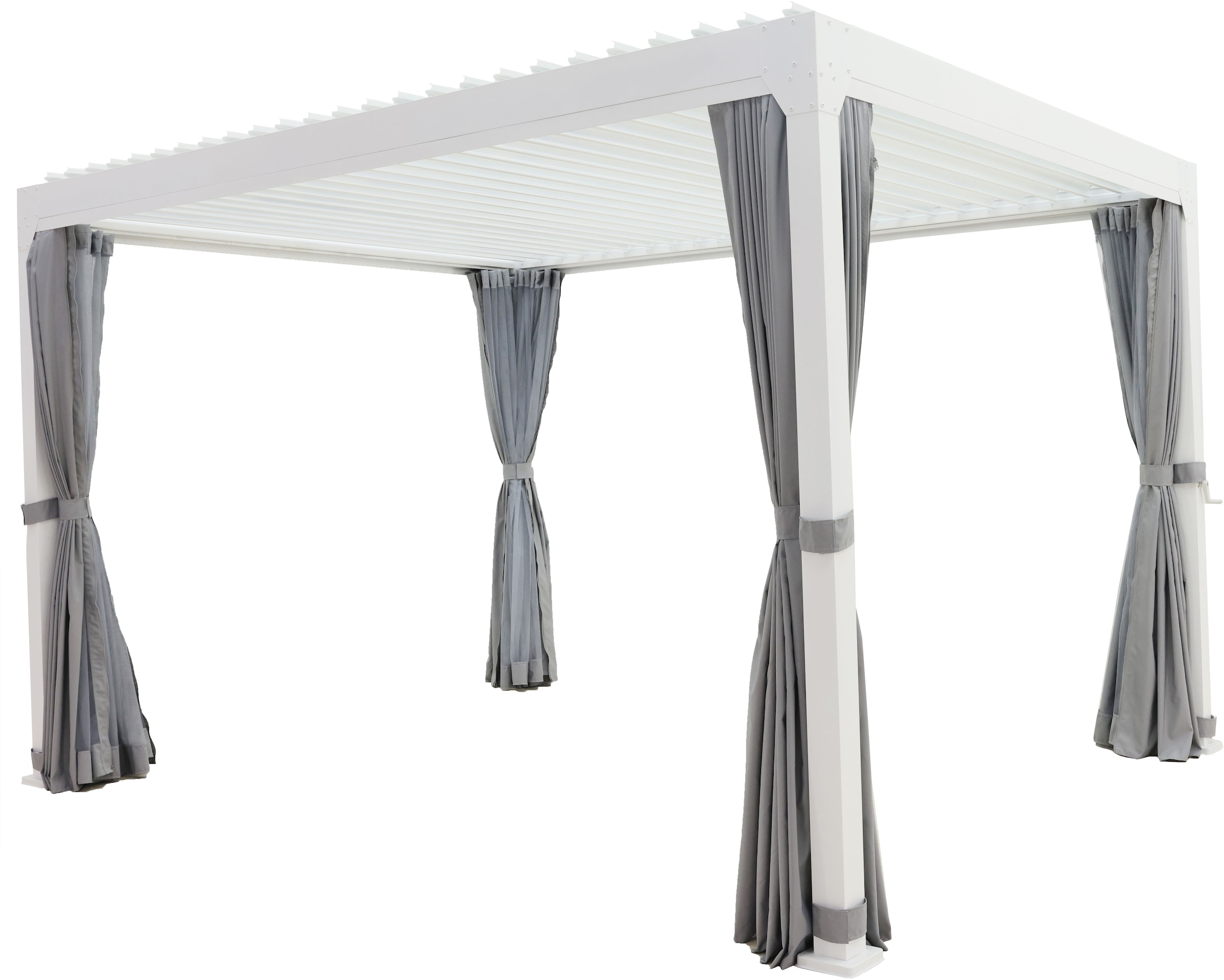 KONIFERA Pavillon »Palma«, Pergola, mit Lamellendach, Sockelmaß: 300x300 cm oder 400x300 cm