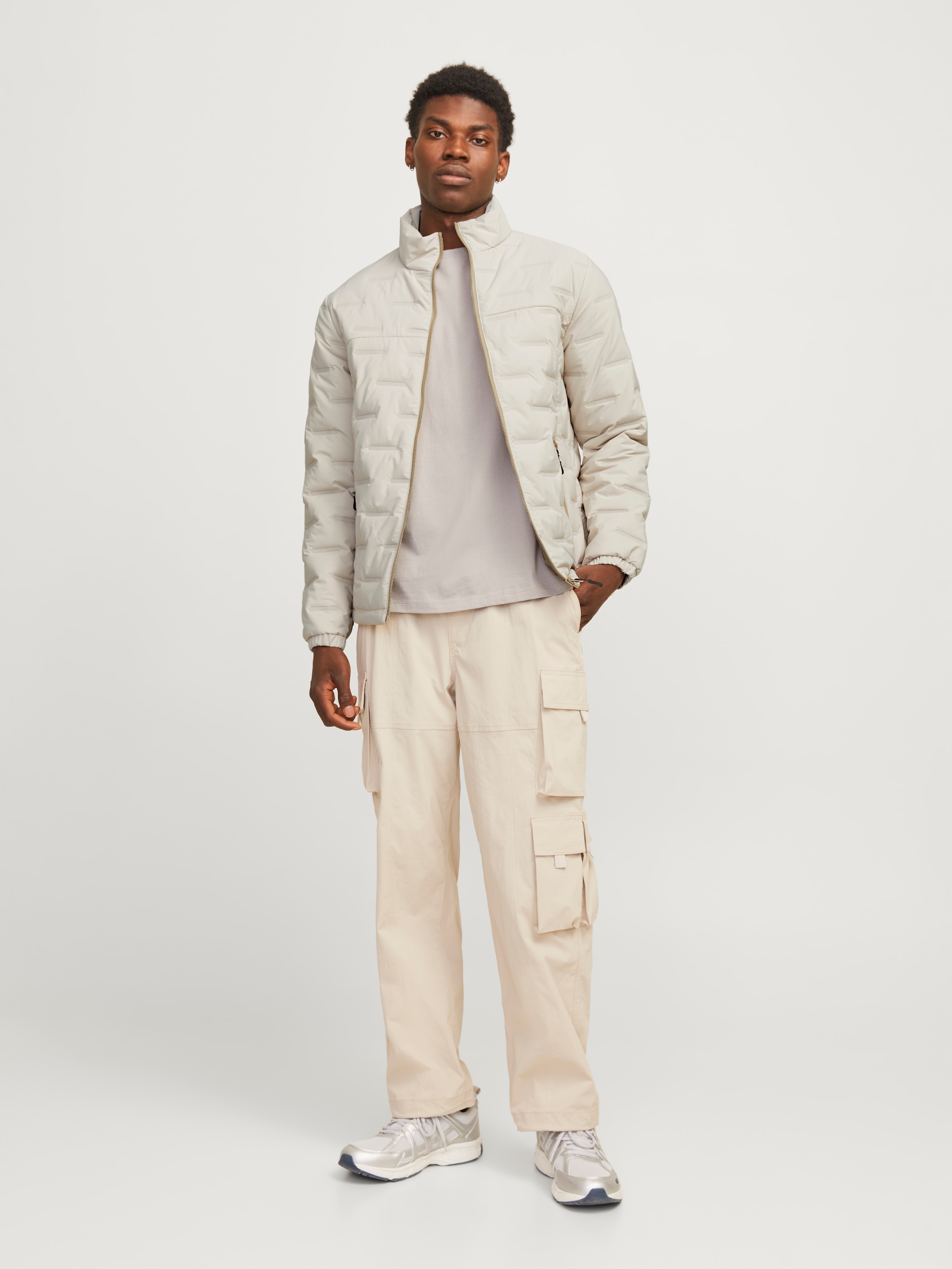 Jack & Jones Steppjacke »JCOSONIC STAND COLLAR JACKET«, mit Kapuze