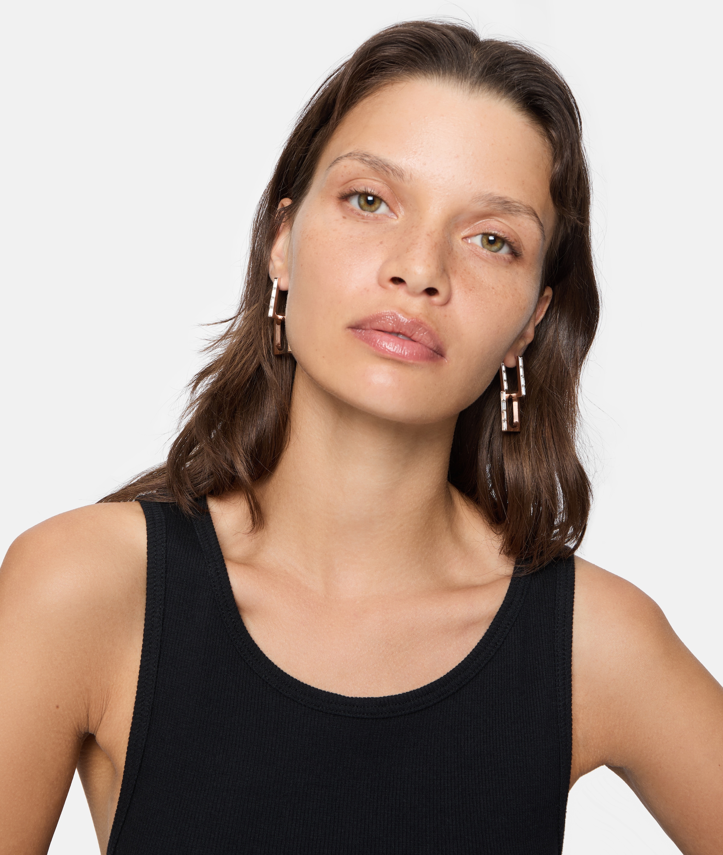 Liebeskind Berlin Paar Creolen »Schmuck Geschenk Edelstahl Ohrringe Sparkling Link, LJ-1464, LJ-1465« mit Zirkonia (synth.)