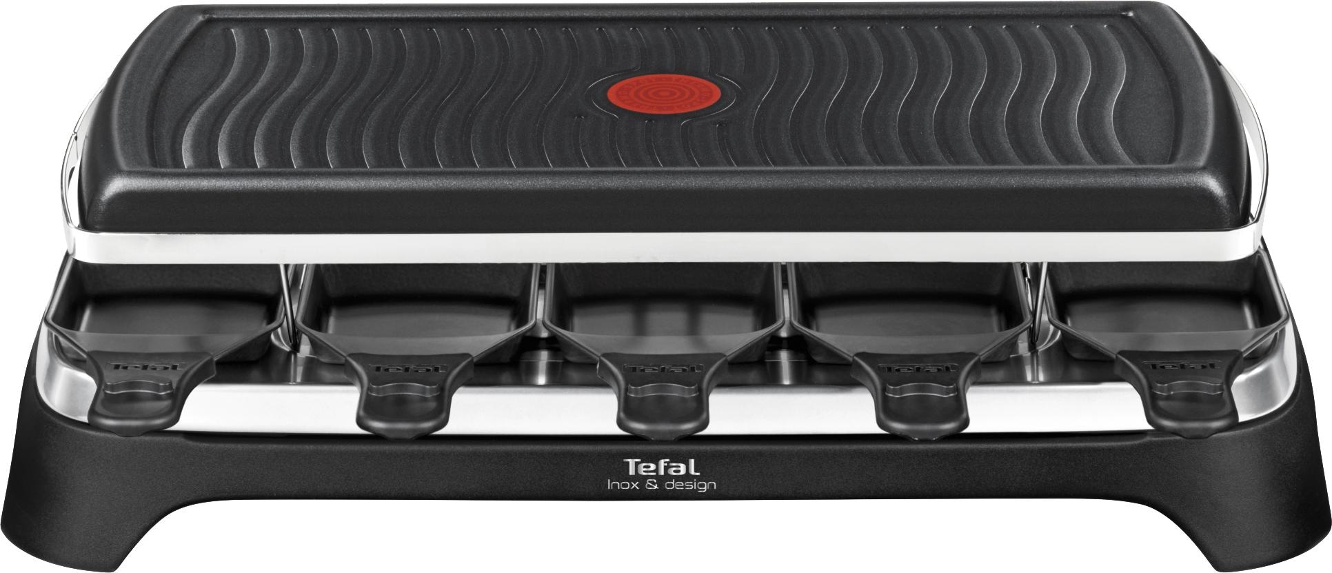 Tefal Raclette »RE4588 Ambiance«, 10 St. Raclettepfännchen, 1350 W, für bis zu 10 Personen, Tischgrill-Funktion, abnehmbares Kabel