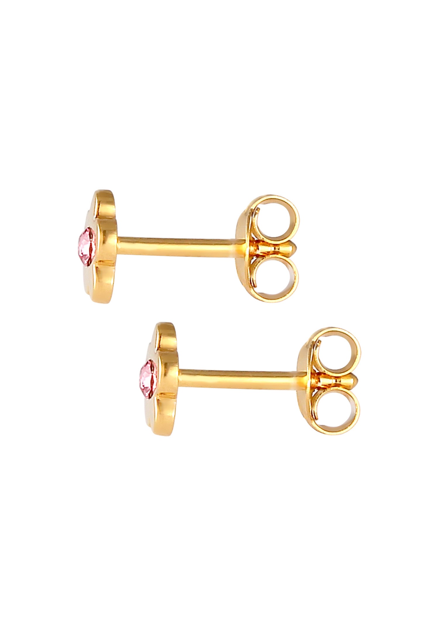 Elli Paar Ohrstecker »Ohrringe Kinder Blume Kristall  925 Silber«