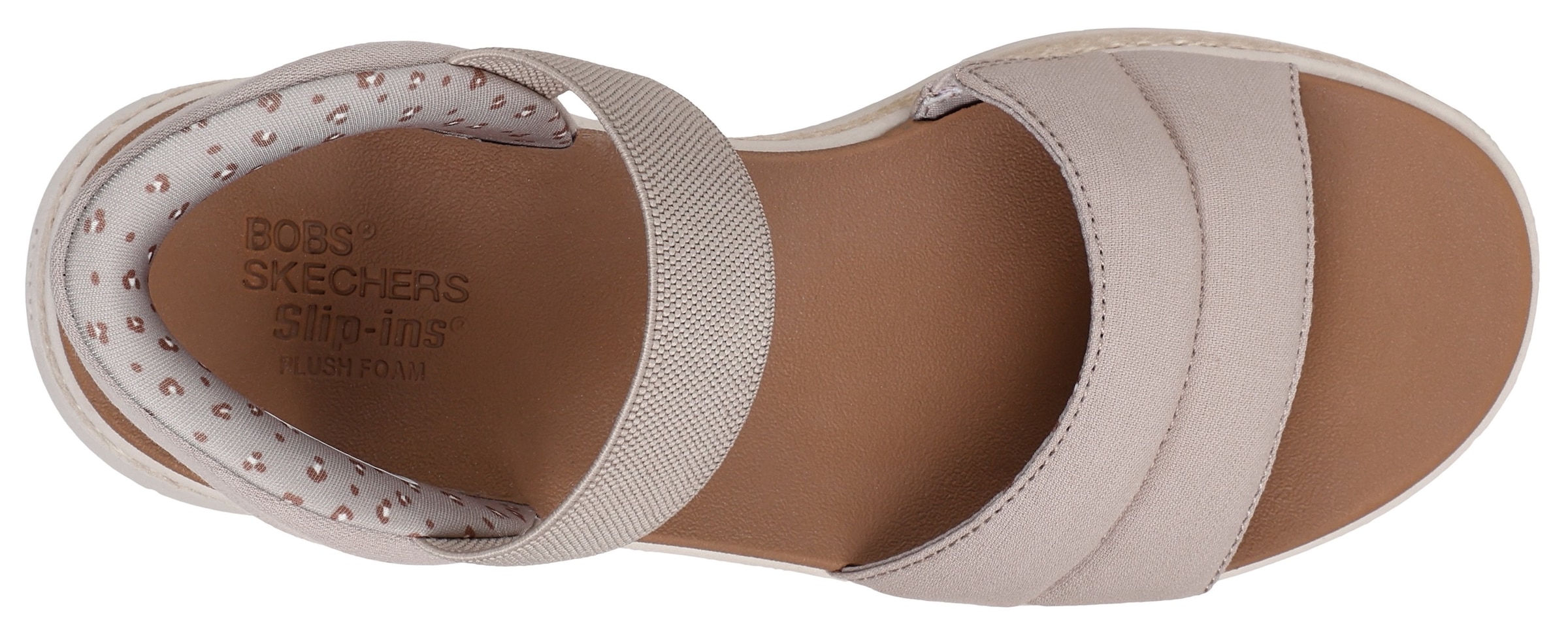 Skechers Sandale »BOBS SUN RAY«, Keilsandale, Sandalette, Plateausandale mit Plush Foam