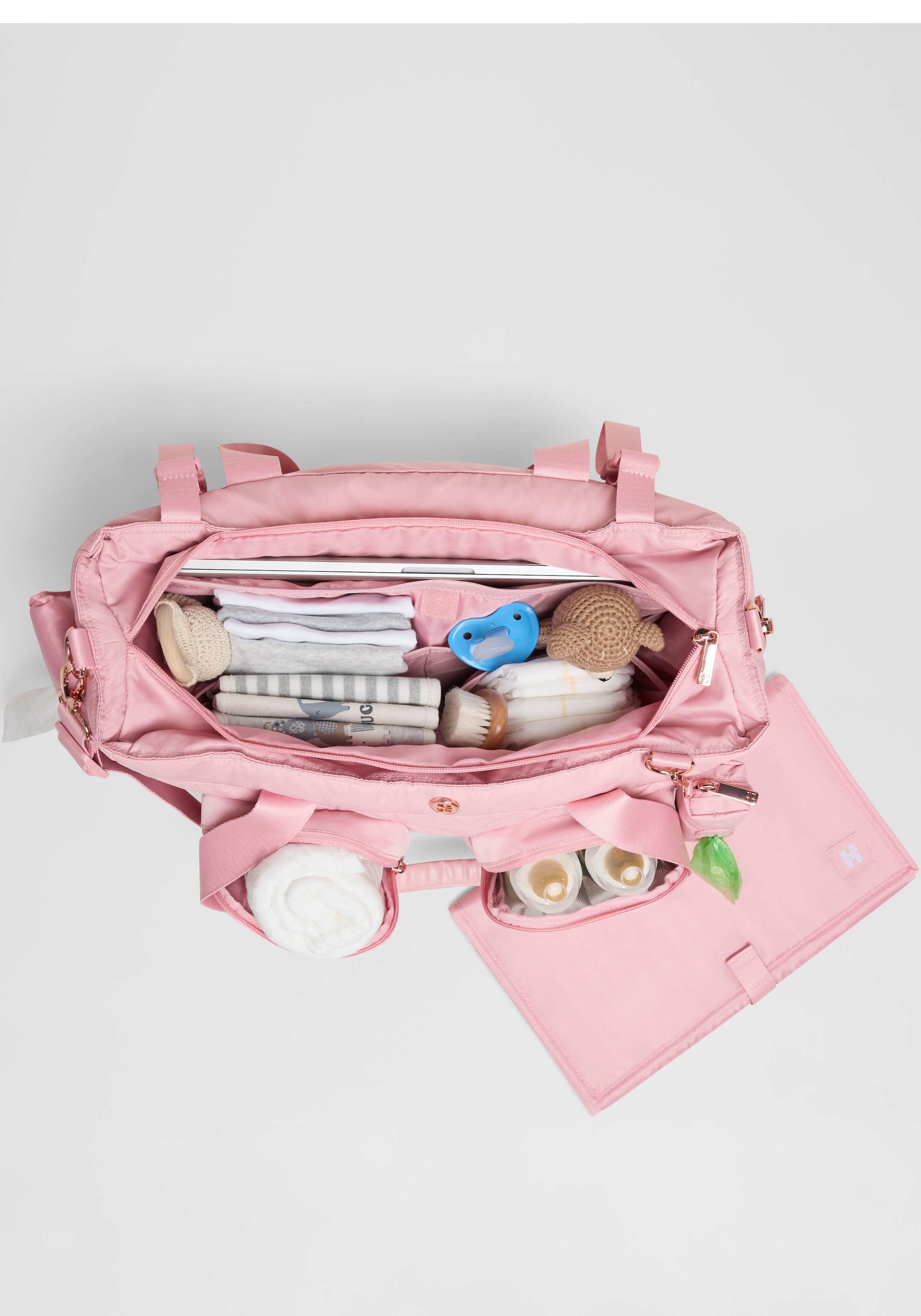 HUGGIES babywear Wickeltasche, inklusive Wickelunterlage