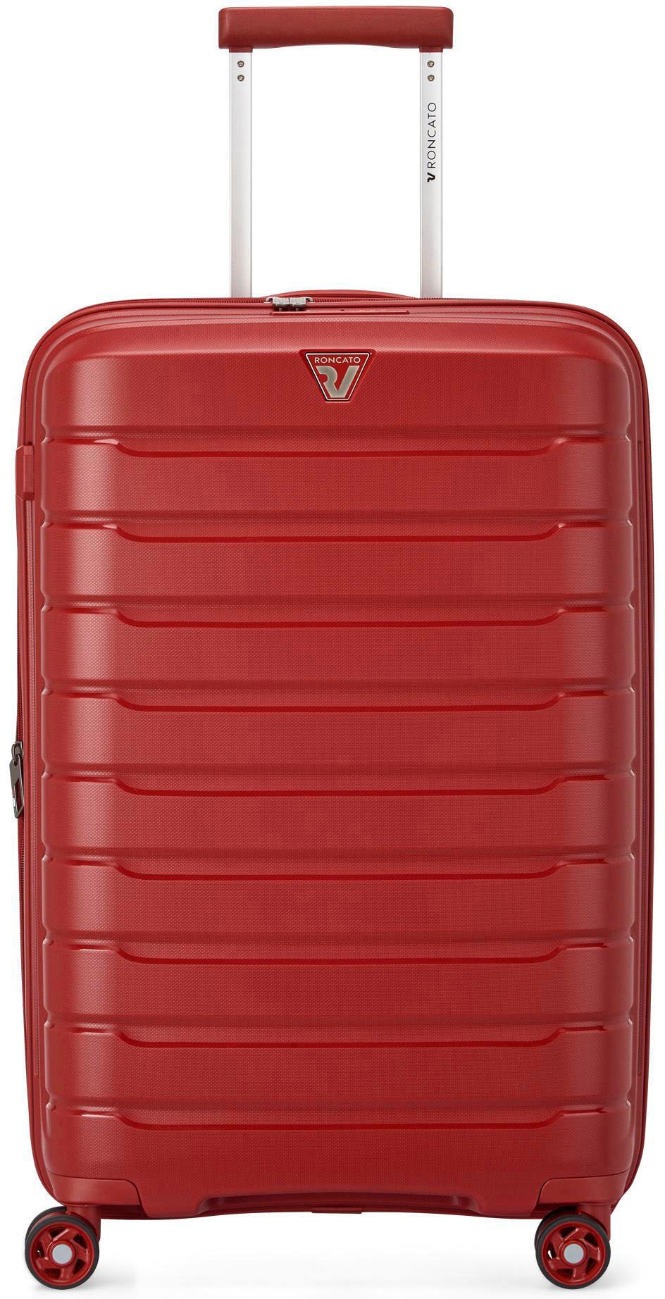 Hartschalen-Trolley »B-FLYING, 67 cm, rot«, 4 Rollen, Hartschalen-Koffer Reisegepäck...