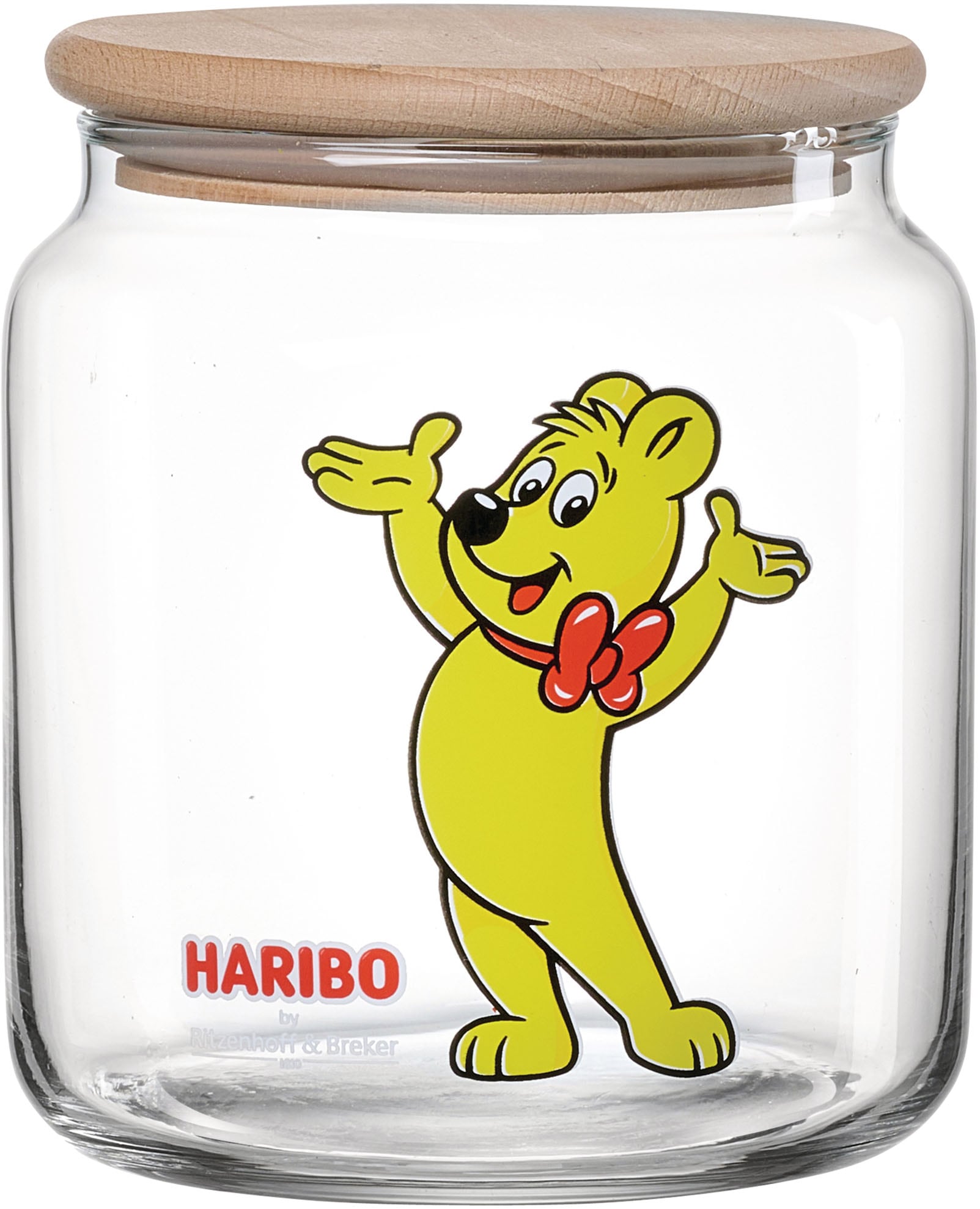 Ritzenhoff & Breker Vorratsglas "HARIBO Hands Up, 1,1 Liter" Maße: 12 x 12 x 13 cm