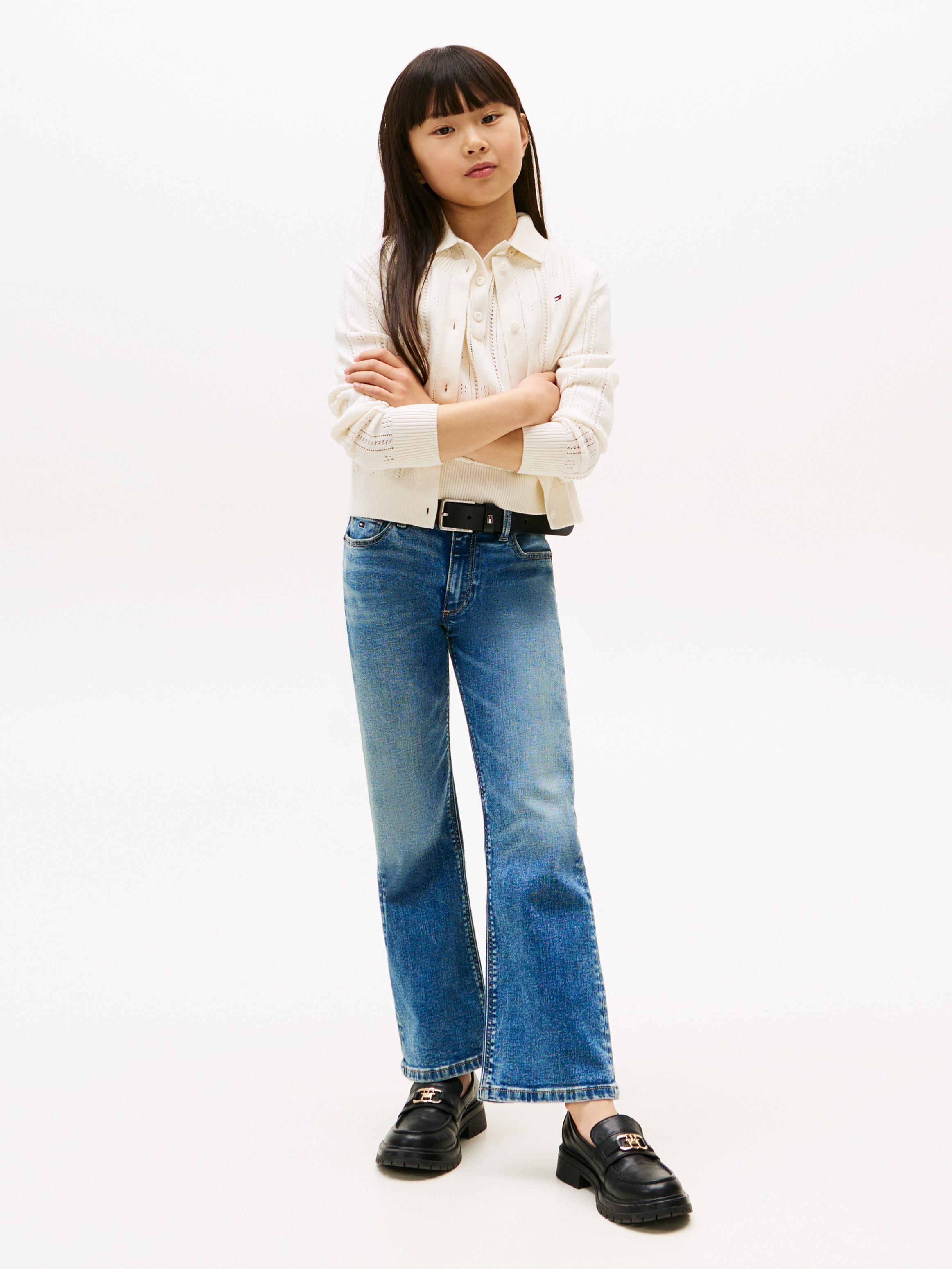 Tommy Hilfiger Bootcut-Jeans »FLARE VINTAGE DENIM«, für Kinder bis 16 Jahre, mit ausgestelltem Bein