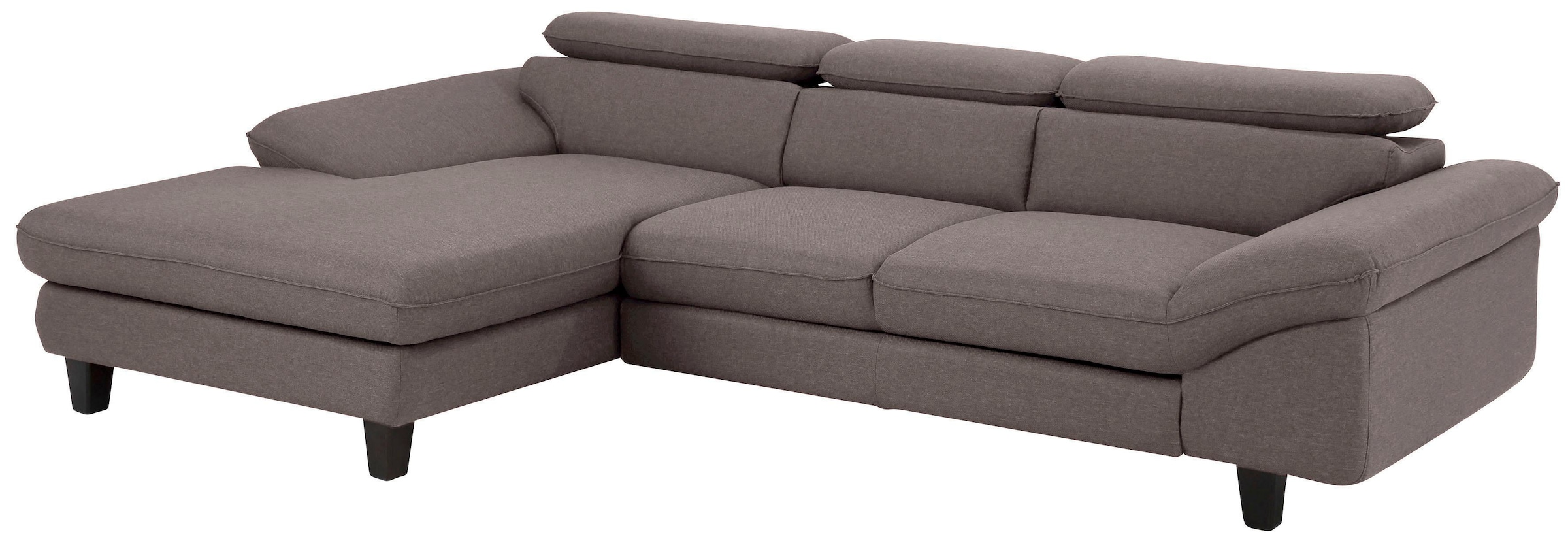 Home affaire Ecksofa »Pilot L-Form«, mit Kopfteilverstellung, wahlweise mit Bettfunktion & Bettkasten