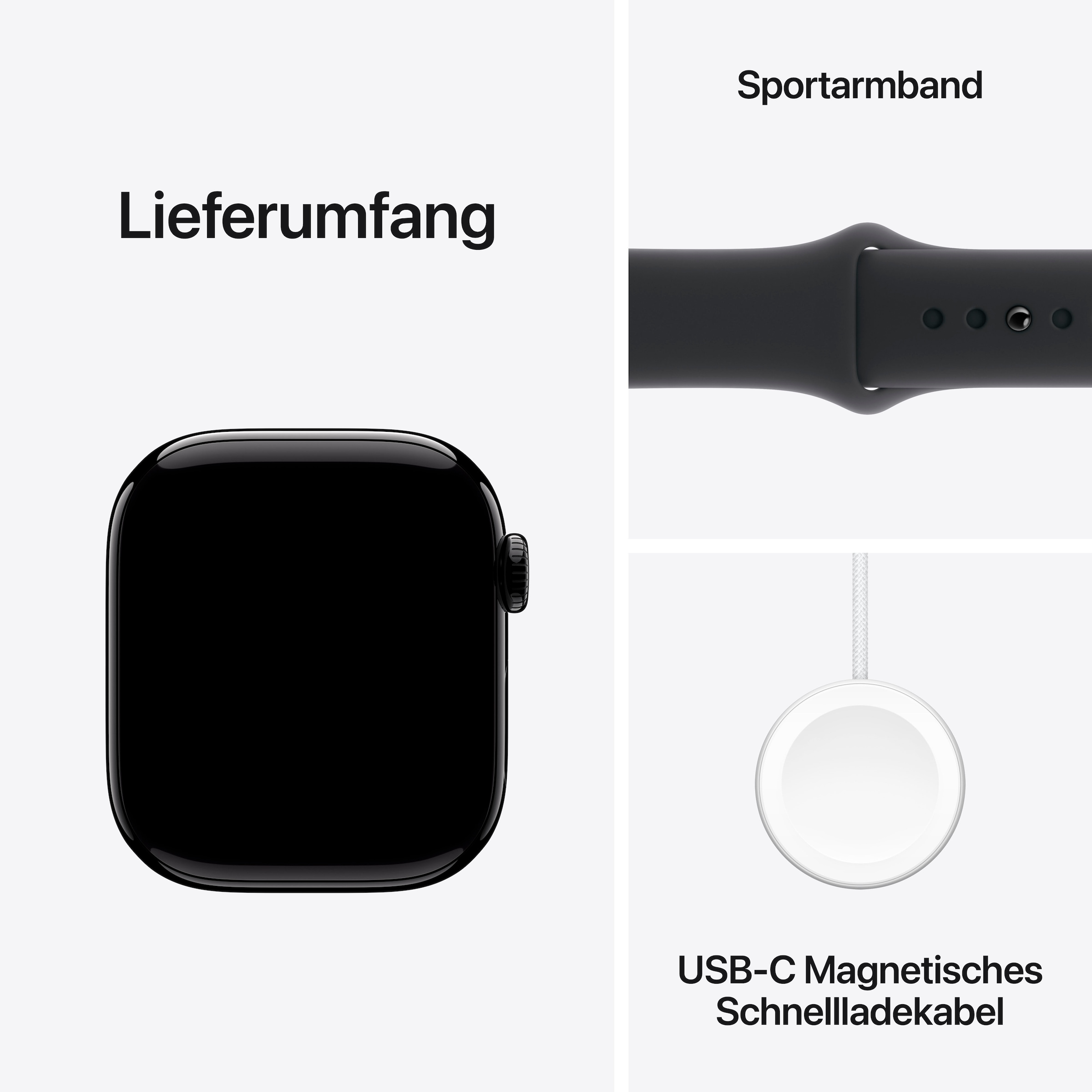 Apple Smartwatch »Watch Series 10 Aluminium«, Watch OS 11