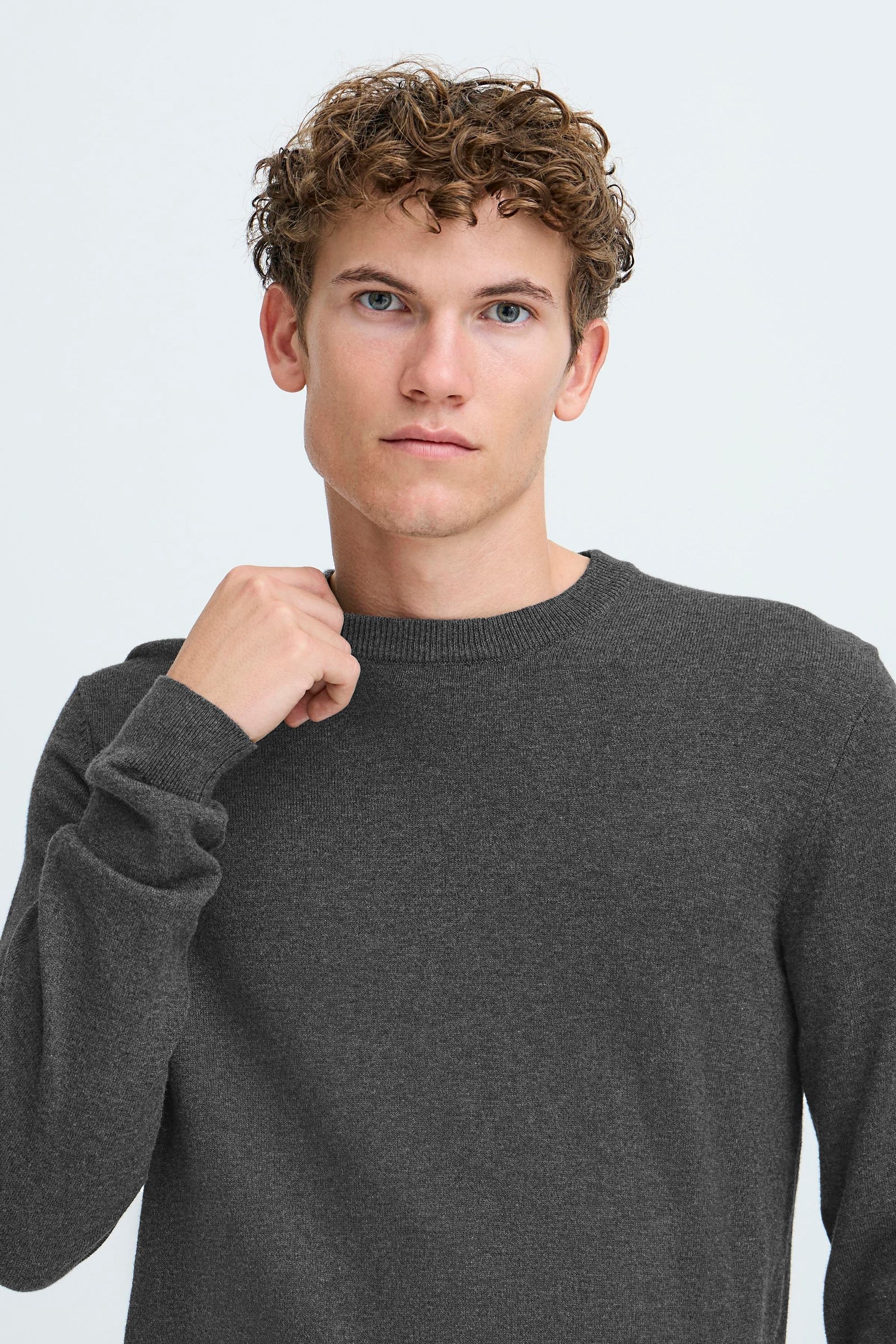 Casual Friday Strickfleece-Pullover »Strickpullover CFHALFDAN«