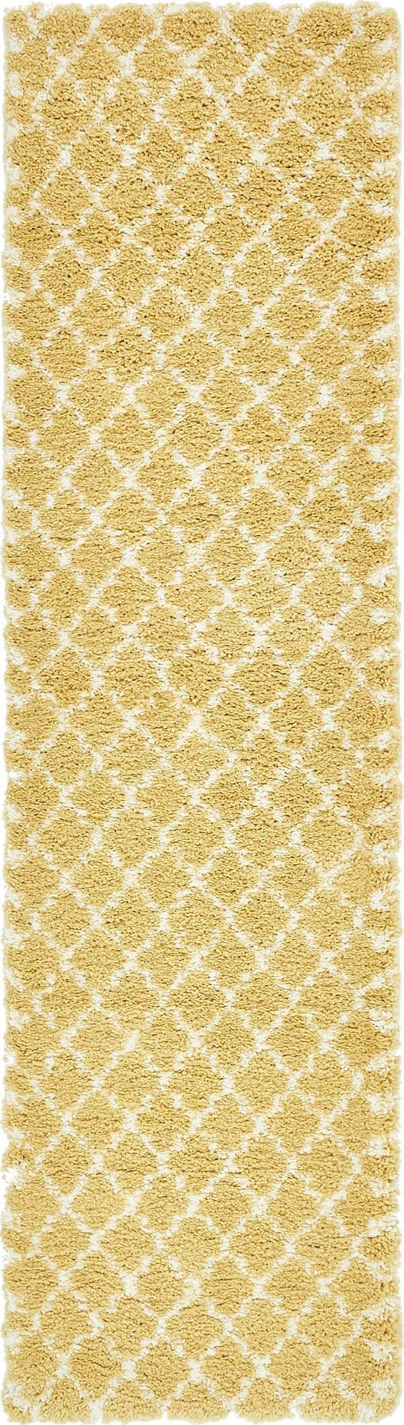 Myflair Möbel & Accessoires Hochflor-Läufer »Temara Shag Lagerräumung«, rechteckig, 51 mm Höhe, Teppich-Läufer, gewebt, weich & kuschelig