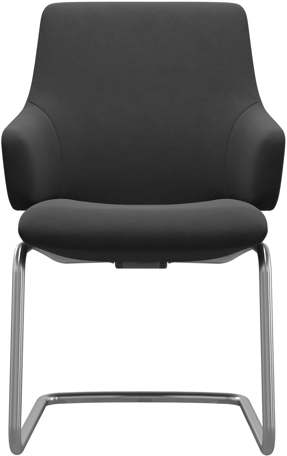 Stressless® Polsterstuhl »Laurel« () Low Back mit Armlehne, Größe L, mit Beinen aus Stahl in Chrom matt