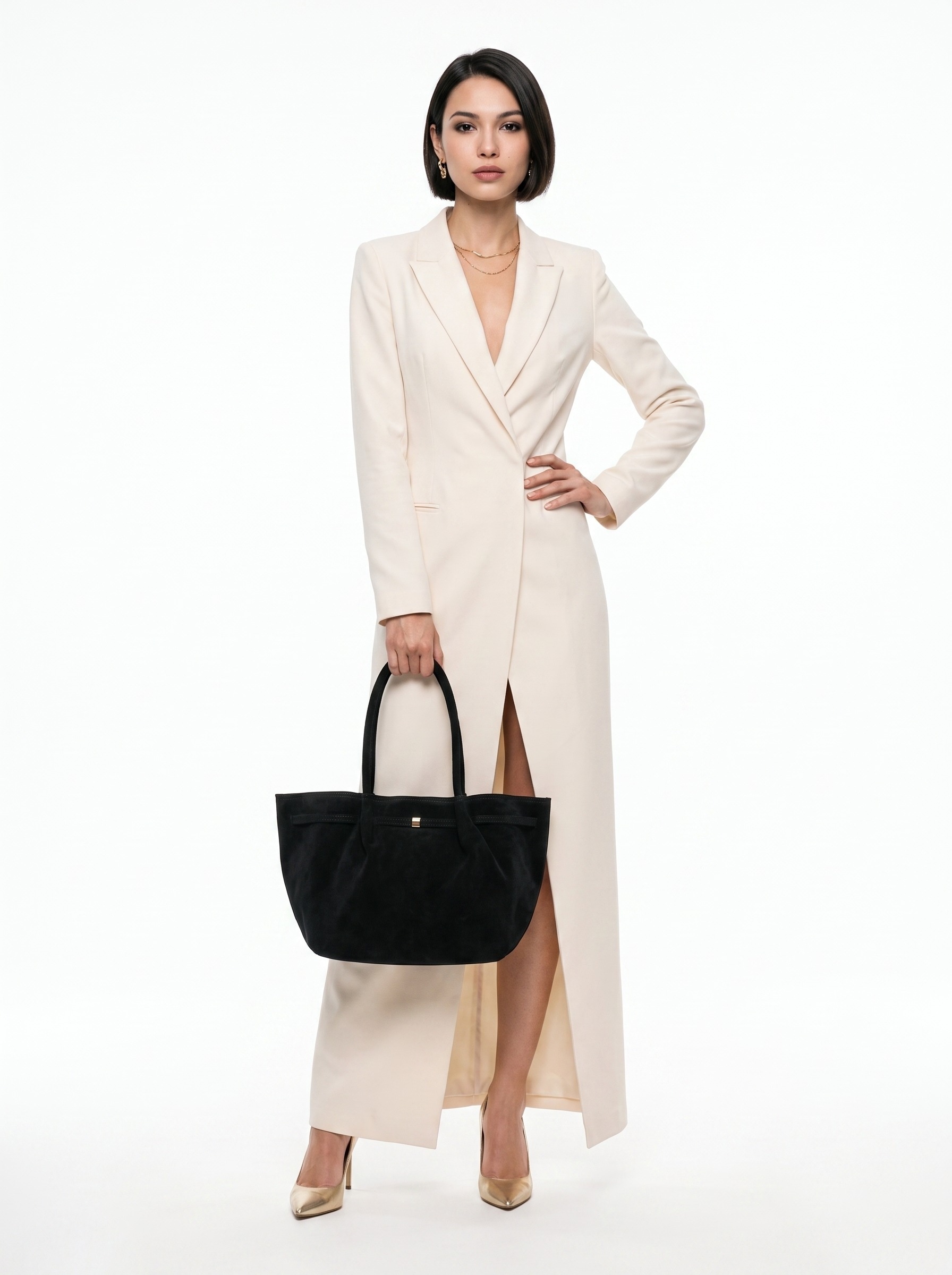 forty° Shopper »Marvezza - M« echt Leder, Made in Italy