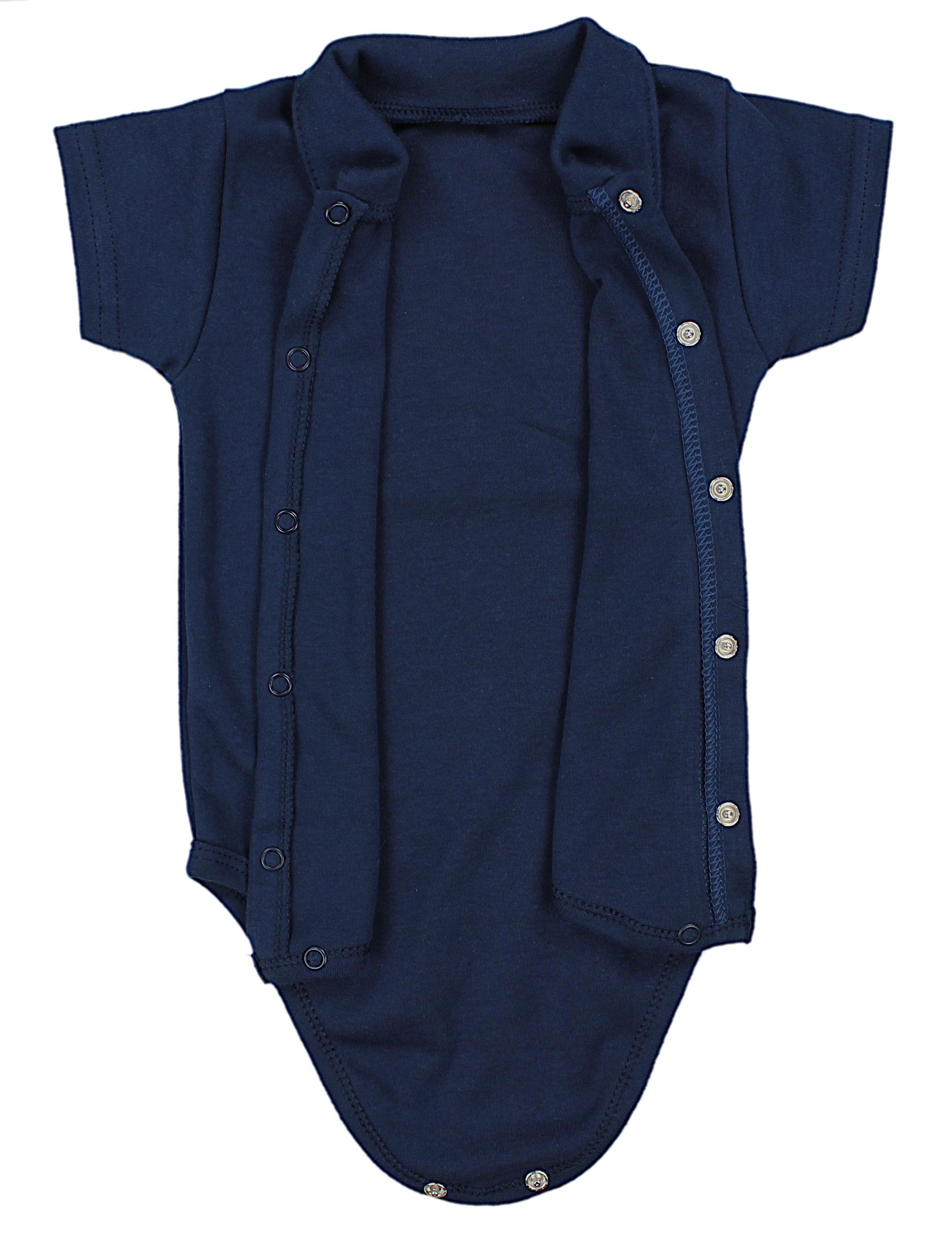 TupTam Body »Body Baby Jungen Langarm Kurzarm Body mit Kragen«