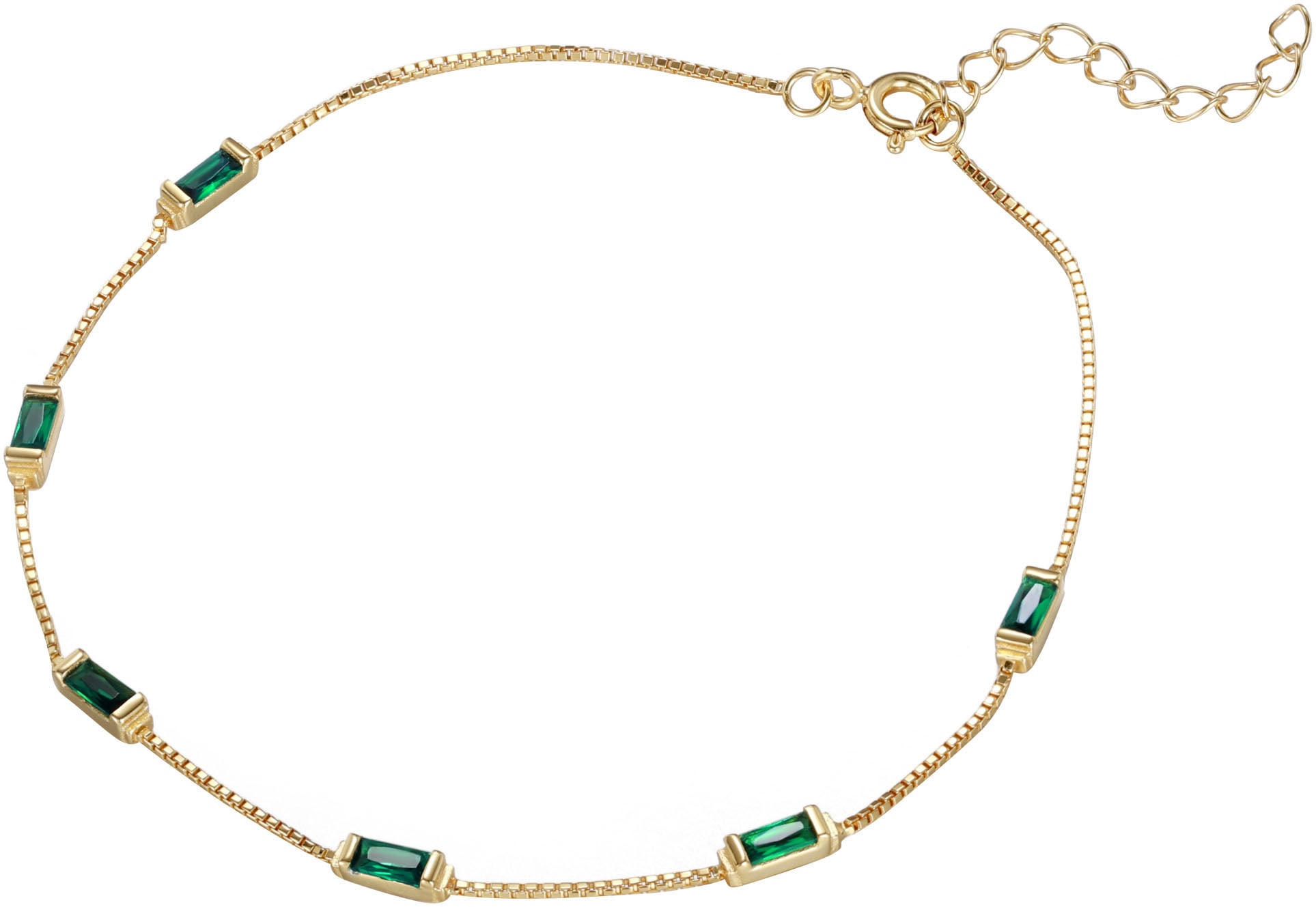 Firetti Armband »Schmuck Geschenk Silber 925 Armschmuck Armkette Rainbow« mit Zirkonia (synth.)