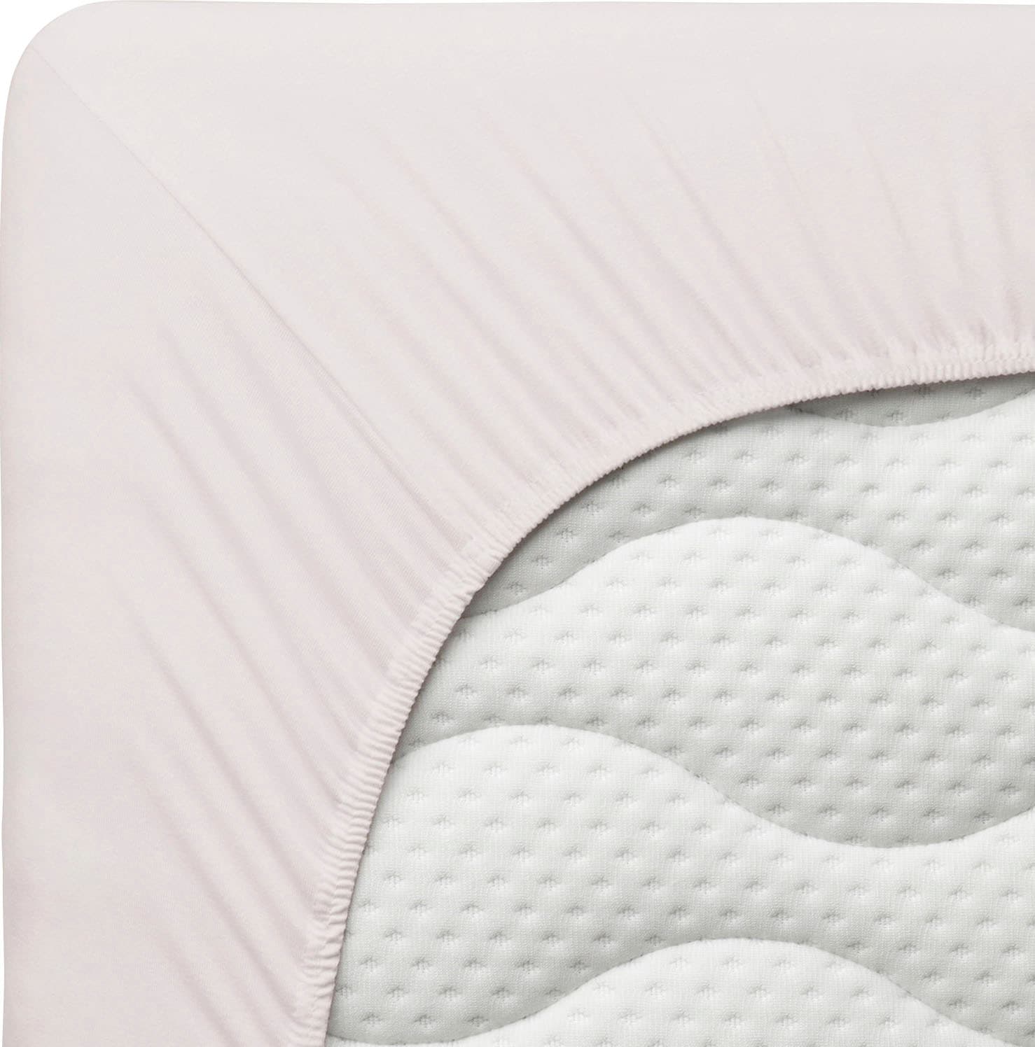 Schlafgut Spannbettlaken »PURE Bio-Baumwolle mit Elasthan, dehnbar blickdicht, straff, Bettlaken«, PREMIUM Laken für Matratzen bis 30cm Höhe, in 90x200, 140x200, 180x200