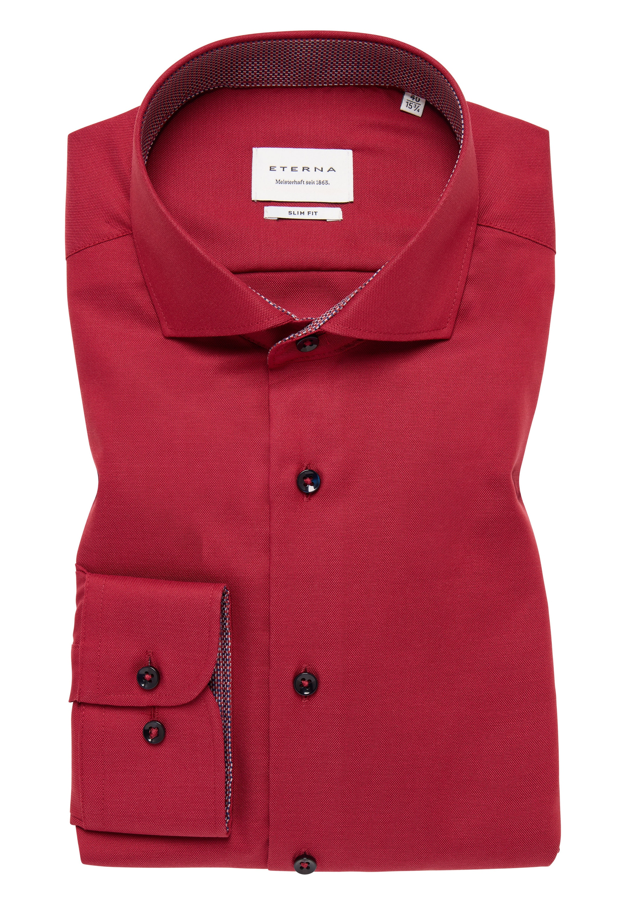 Eterna Langarmhemd »SLIM FIT«, NON IRON (bügelfrei)