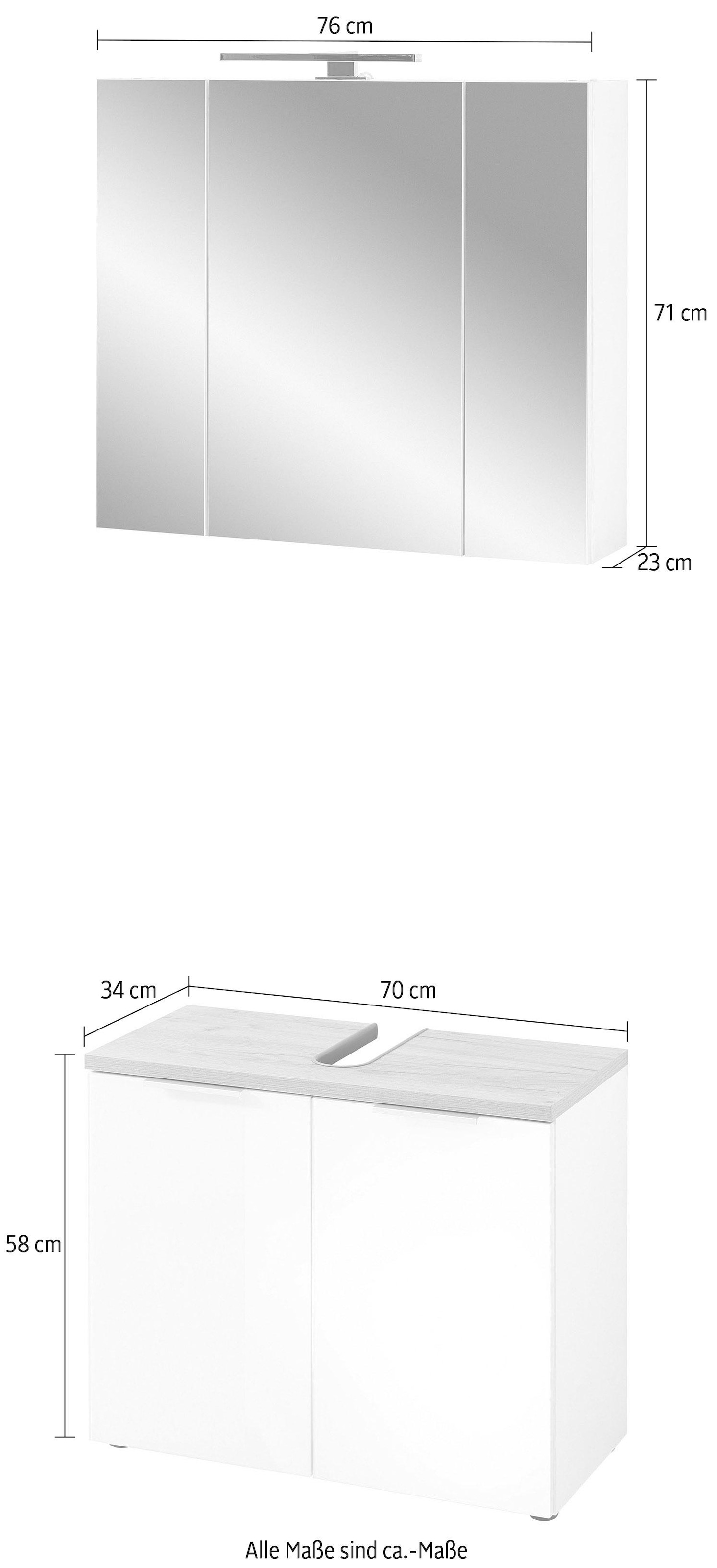 GERMANIA Badmöbel-Set »Pescara«, (Set, 2 St.) auf Raten kaufen