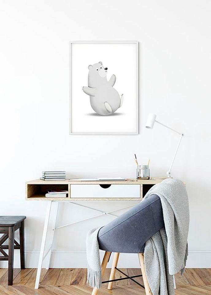 Komar Bild »Cute Animal Polar Bear« Tiere 1 Stk. tlg. Wandbild zur Dekoration - ohne Rahmen