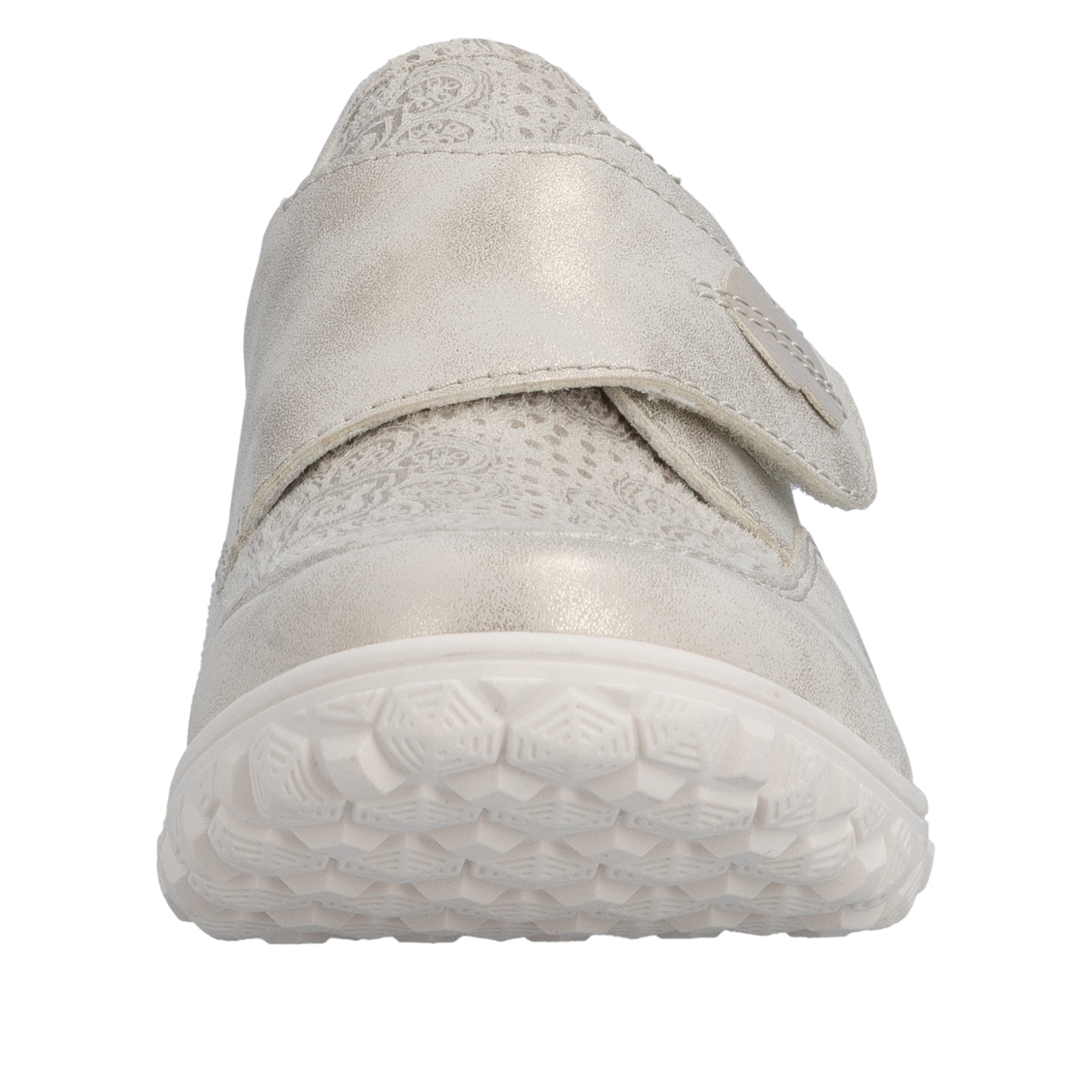 Rieker Klettschuh  Slipper, Halbschuh mit floralem Druck