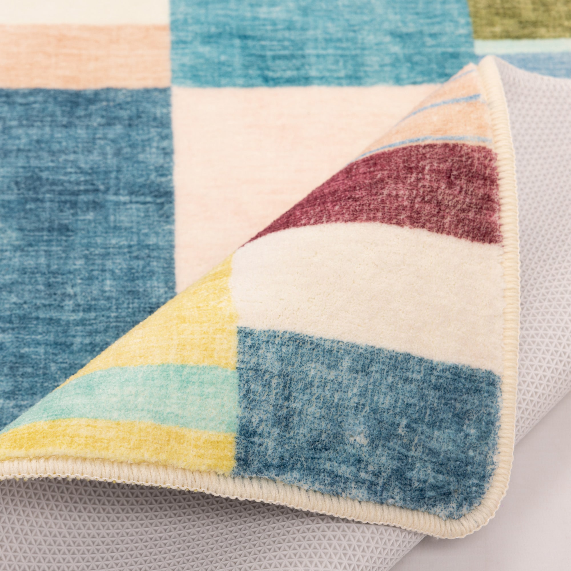 Gino Falcone Badematte »Aquata GF-167, Badvorleger, Badezimmer Teppich« Höhe 7 mm rutschhemmend beschichtet fußbodenheizungsgeeignet Badteppich, bedruckt, gestreift, modernes Design, rechteckig