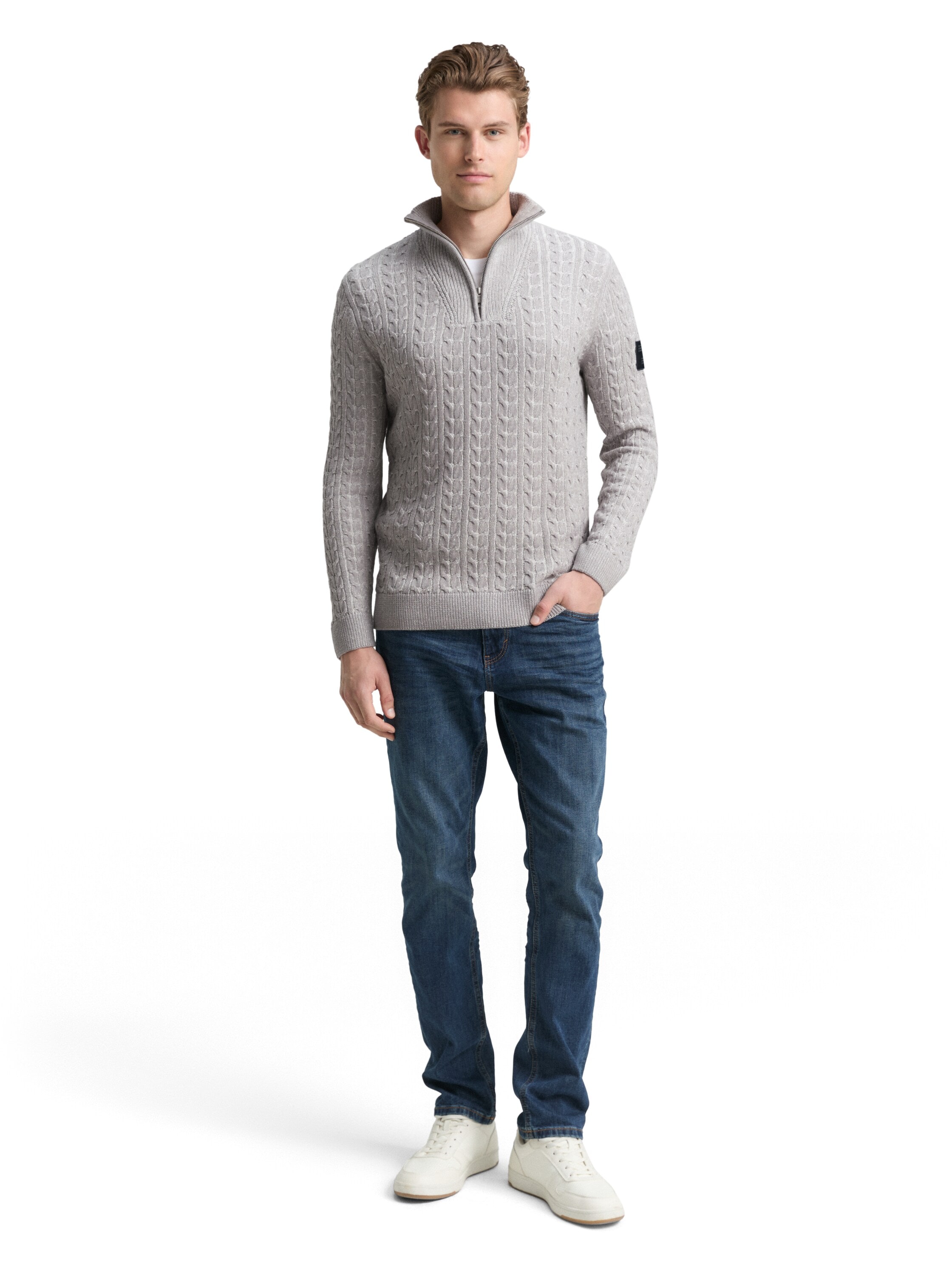 TOM TAILOR Troyer mit Rippbündchen