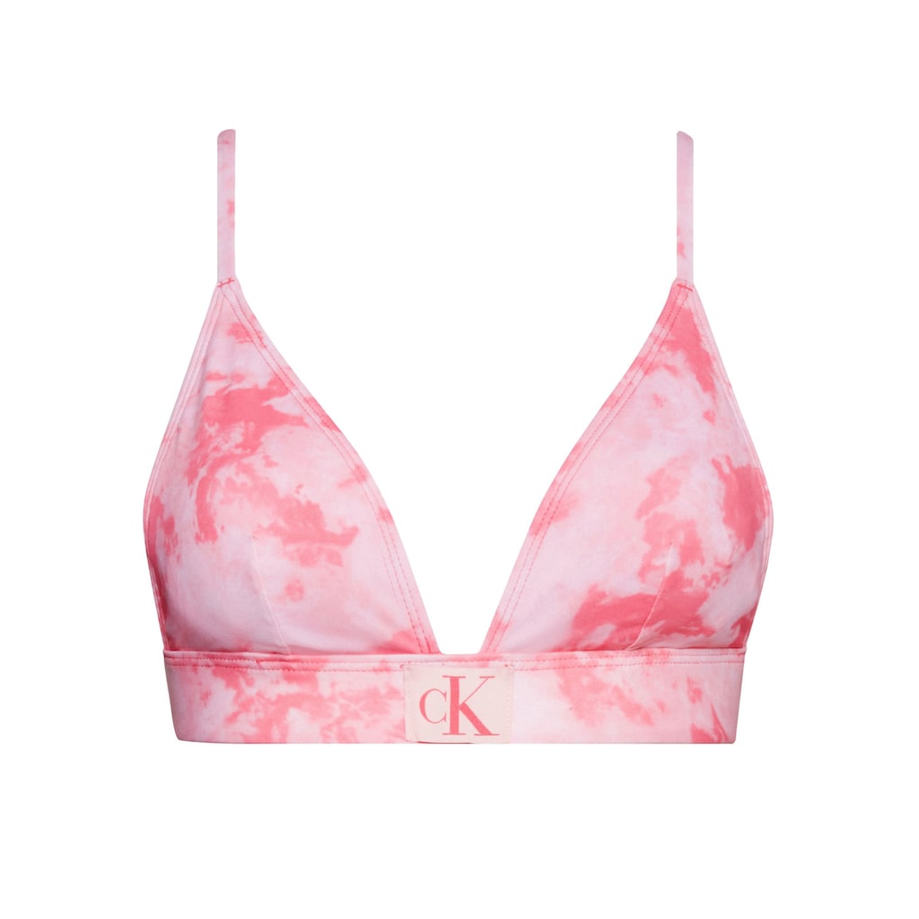 Calvin Klein Swimwear Triangel-Bikini-Top »FIXED TRIANGLE-RP-PRINT«