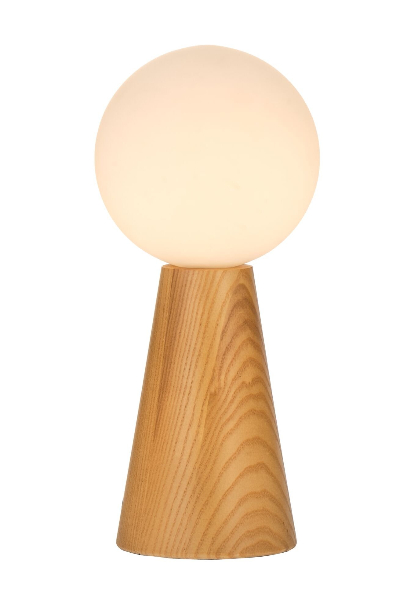 Pauleen Tischleuchte »Woody Soul Glas/Eschenholz 230V max. 3,5W Weiß/Holz natur«, 1 flammig, Leuchtmittel G9 | ohne Leuchtmittel, G9