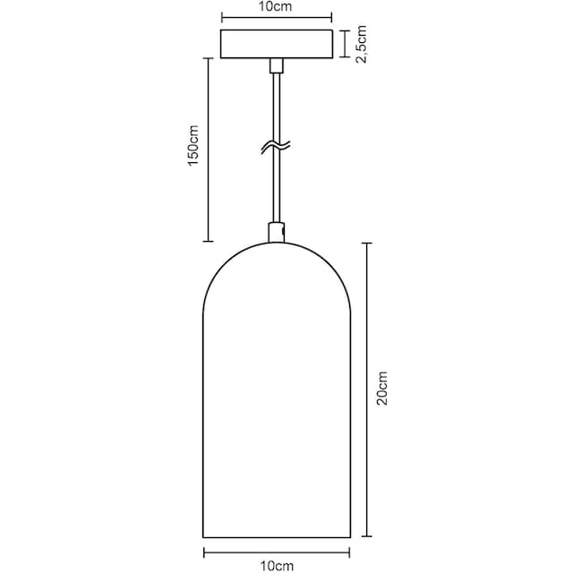 Paco Home Pendelleuchte »ALTONA«, 1 flammig-flammig, LED, E27, Lampe Für Wohnzimmer  Esszimmer Küche, Höhenverstellbar online kaufen | mit 3 Jahren XXL Garantie