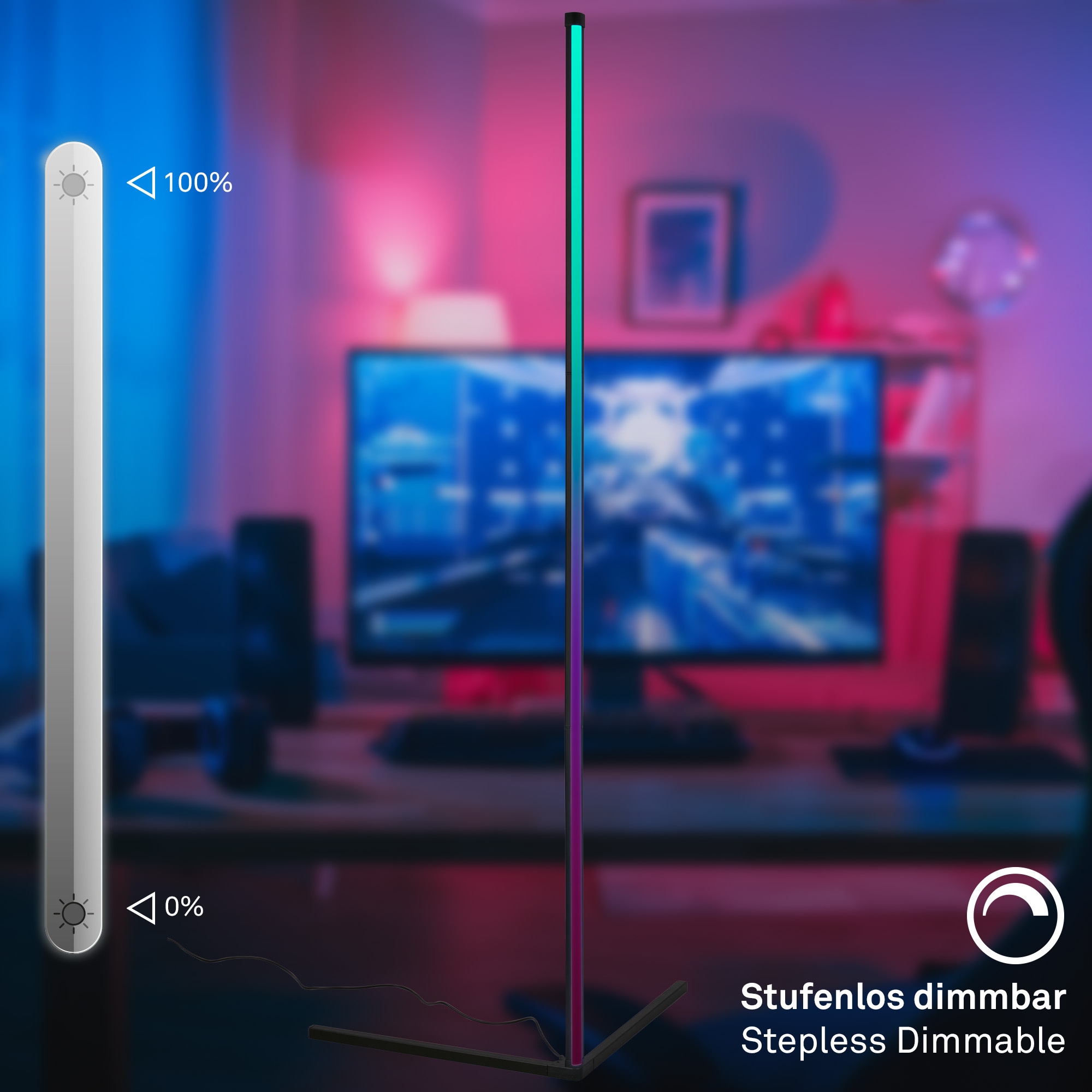 Briloner Leuchten Stehlampe »Stehleuchte REMSA«