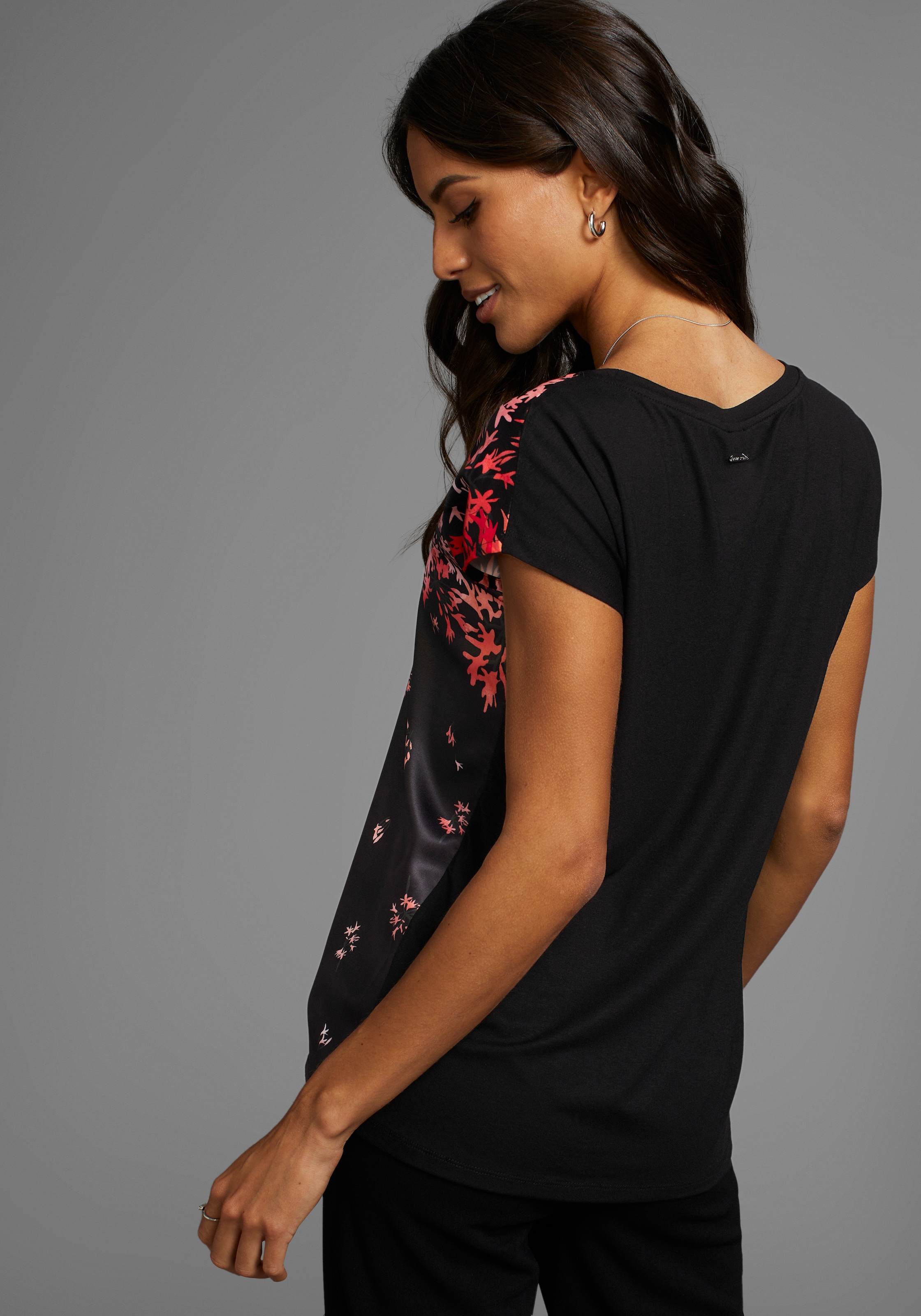 Laura Scott Shirtbluse, in modischem Materialmix - NEUE FARBEN