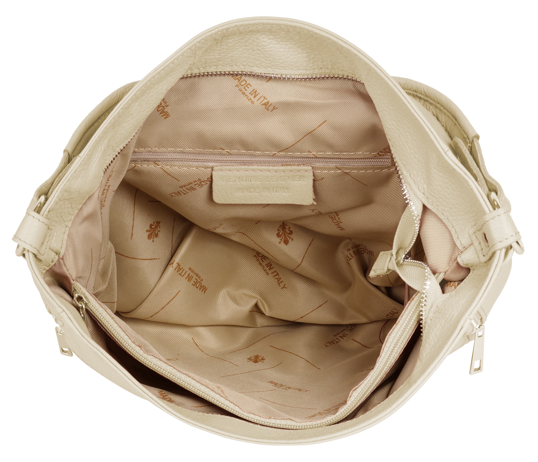 Cluty Henkeltasche echt Leder, Made in Italy