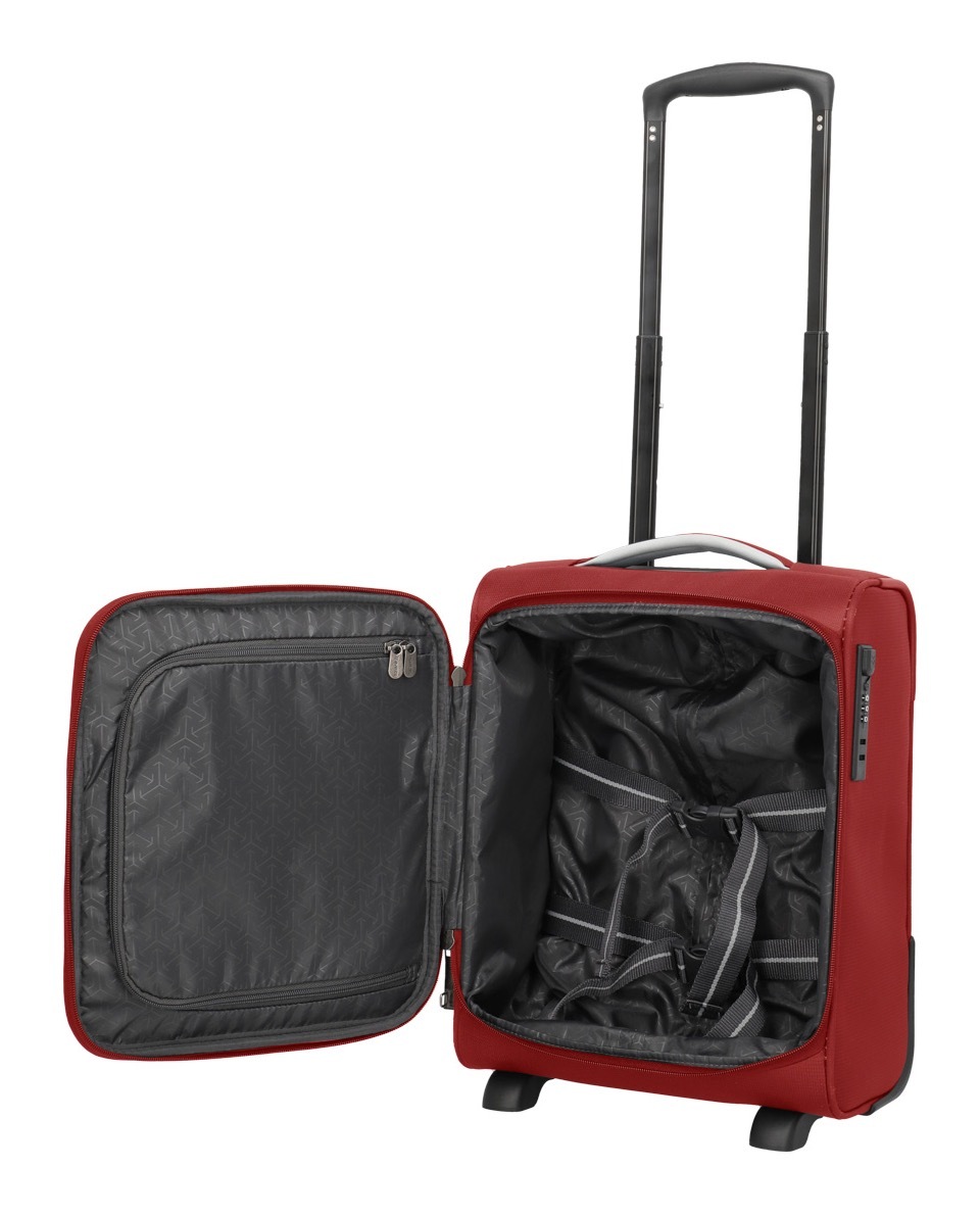 travelite Handgepäck-Trolley »JETPACK Easy 2 Cabin Handgepäck Koffer« 21 l 4 Rollen