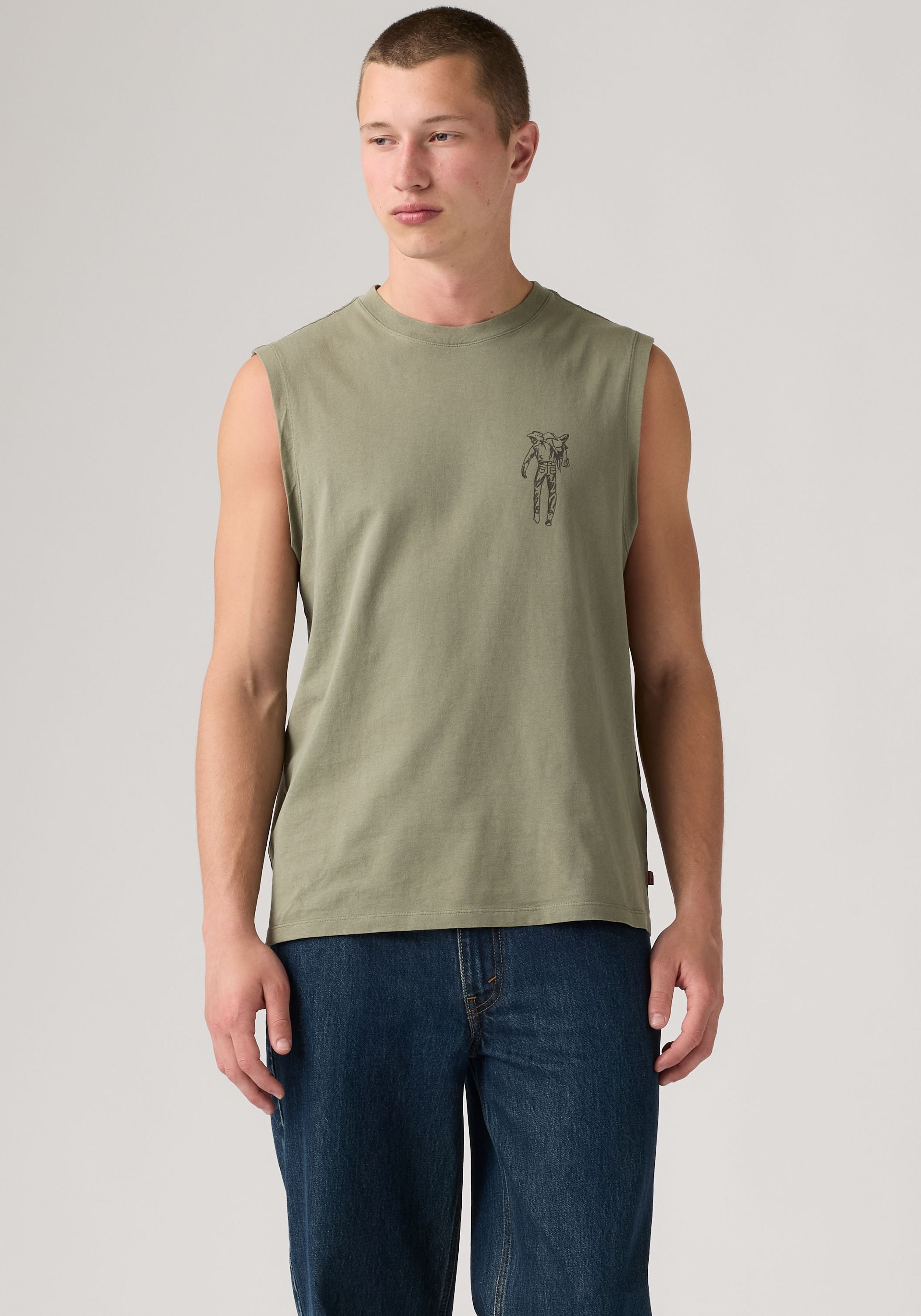 Levi's® Muskelshirt »GR MUSCLE TANK« Vorder- und Rückenteil mit Druck