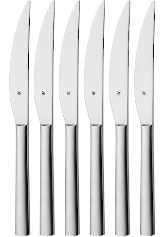 WMF Steakmesser »Nuova«, (Set, 6 tlg.), solide Monobloc Steakmesser kaufen