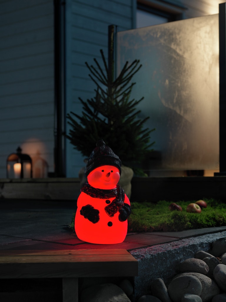 KONSTSMIDE LED Dekofigur »Kunststoffschneemann, Weihnachtsdeko aussen«, RGB- Farbwechsel, 1 RGB Diode online kaufen | mit 3 Jahren XXL Garantie