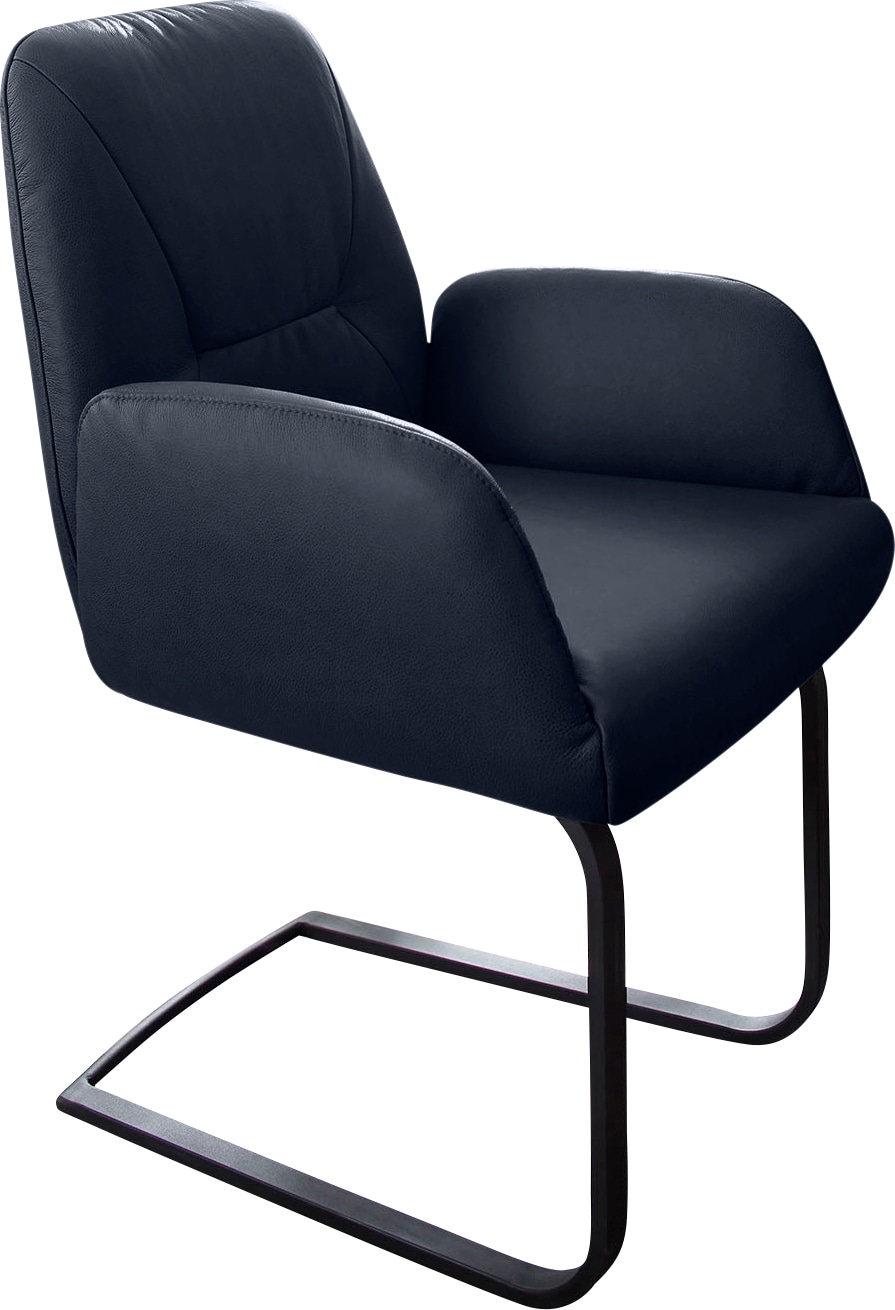 W.SCHILLIG Freischwinger »ole«, Longlife Xtra-Leder Z59, Gestell in Schwarz pulverbeschichtet