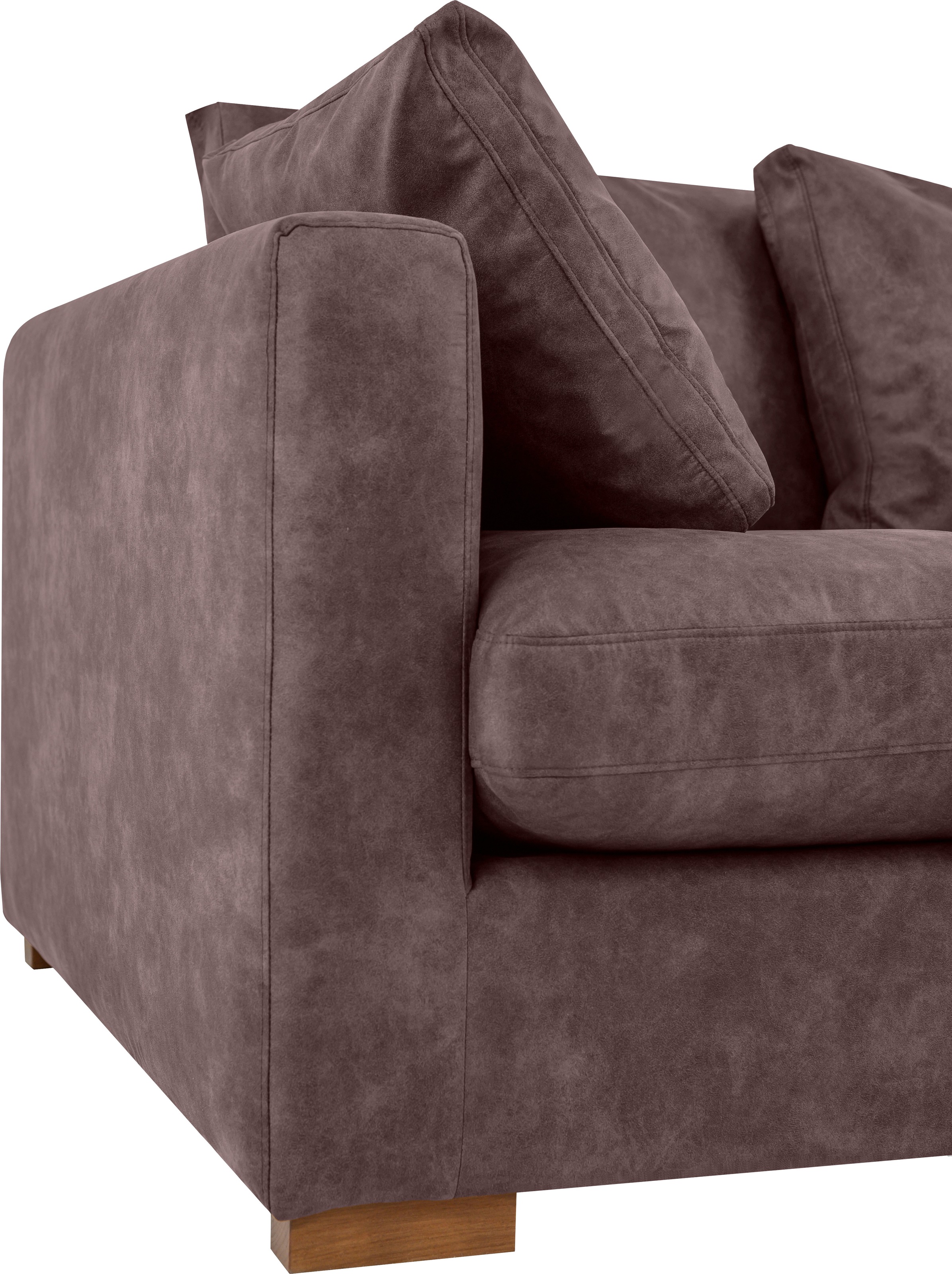 Home affaire Big-Sofa »Coray«, extra weich und kuschelig, Füllung mit Federn und Daunen