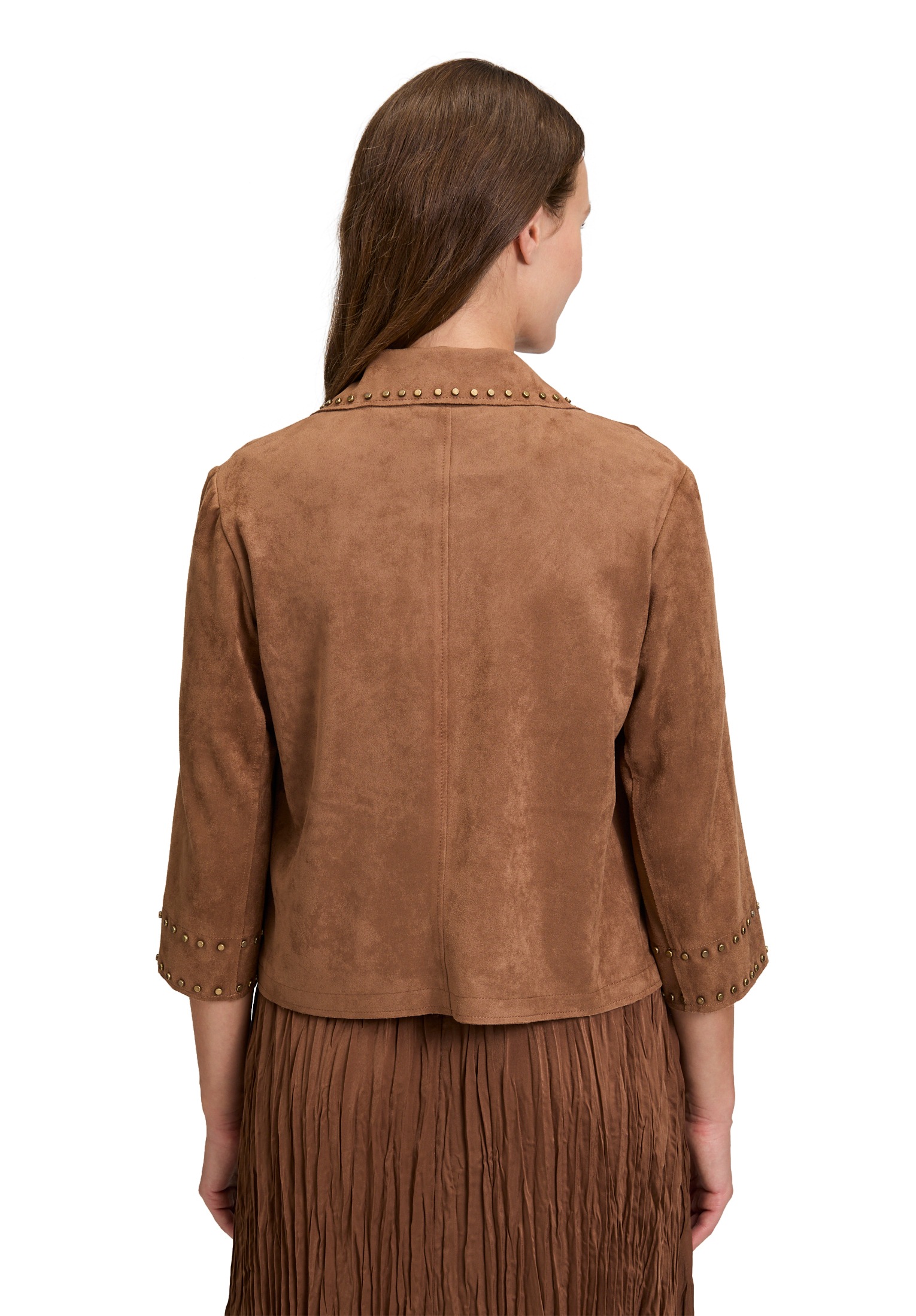 Betty Barclay Lederimitat-Blazer »Kunstleder-Jacke mit Nieten«