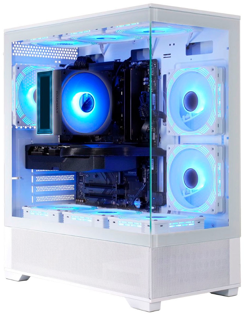 GAMEMAX Gaming-PC »Vista AW 8207 AMD Ryzen 5 7500F 32GB DDR5 1TB SSD RX 9070« Windows 11, DDR5 RAM