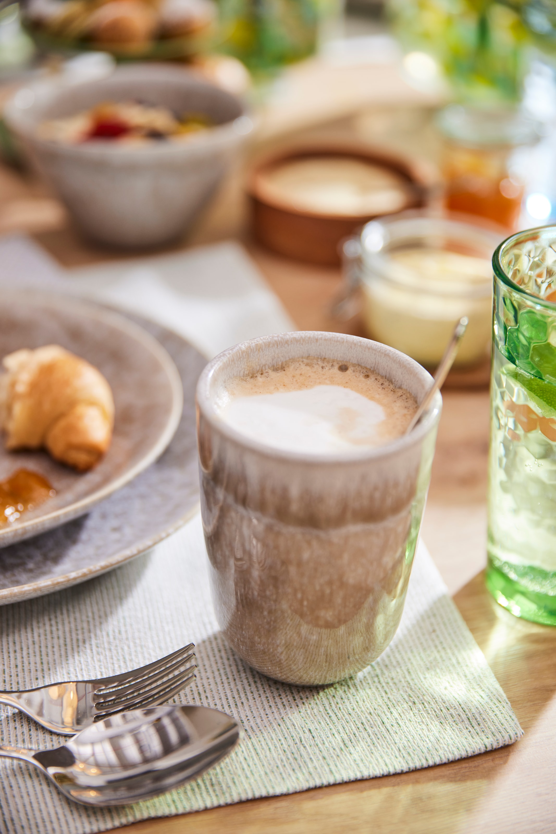 LeGer Home by Lena Gercke Becher »LeGer Kaffeebecher, modernes Geschirr-Set Talitha, 4er Set«, (Set, 4 tlg.), Reaktivglasur, jedes Stück ein Unikat, hohe Haltbarkeit, 300 ml
